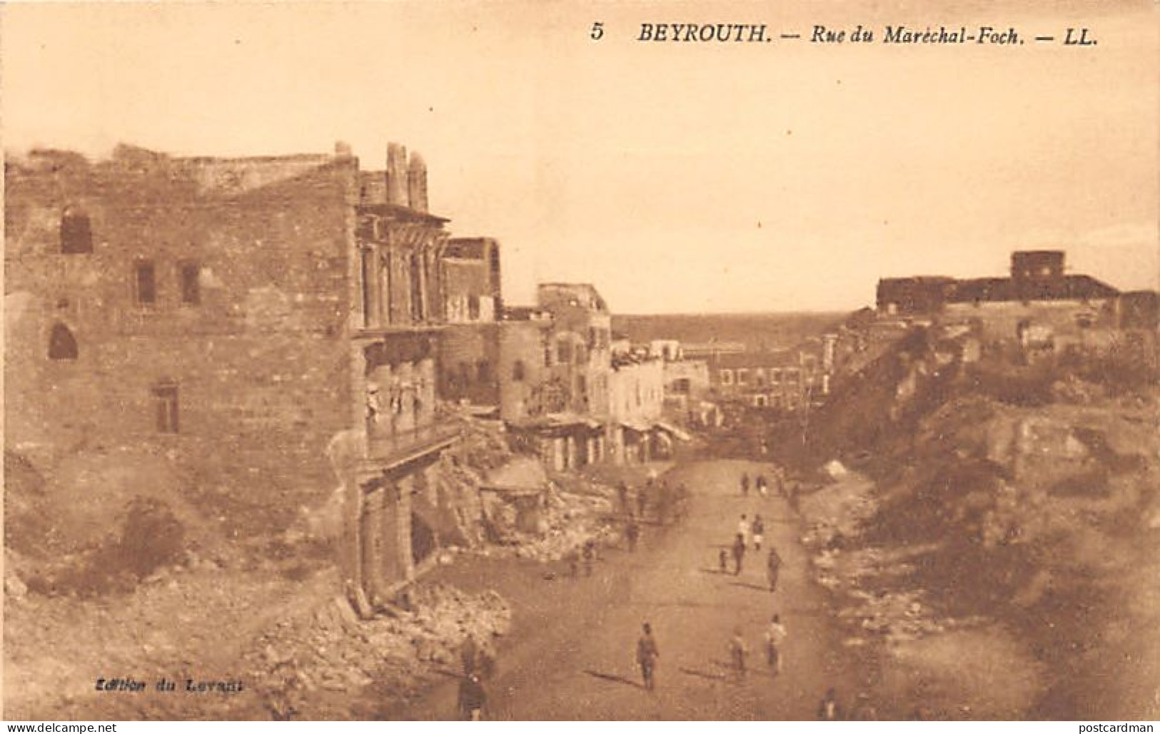 Liban - BEYROUTH - La Rue Du Maréchal Foch - Ed. Lévy & Fils LL 5 - Libanon