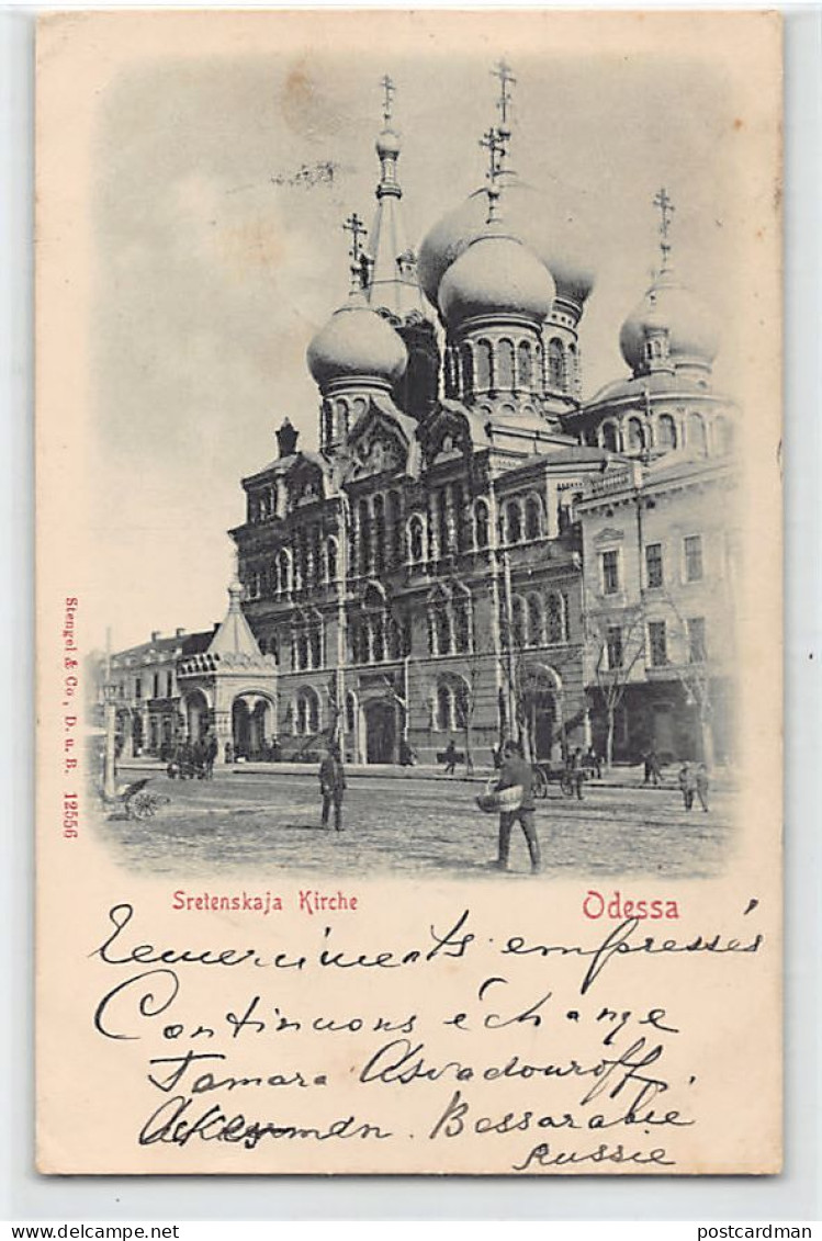 Ukraine - ODESA Odessa - Sretenskaja Church - Publ. Stengel & Co. 12556 - Ukraine