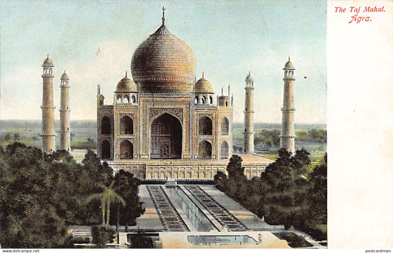 India - AGRA - The Taj Mahal - Publ. G.B.V. Ghoni  - Indien