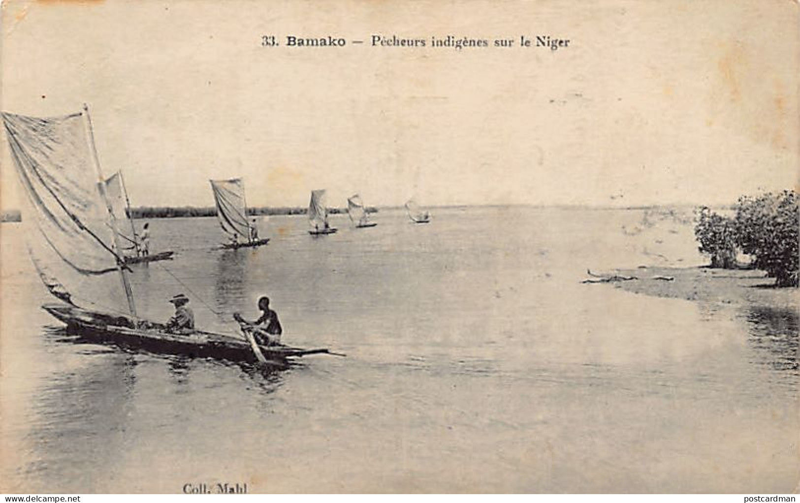 Mali - BAMAKO - Pêcheurs Indigènes Sur Le Fleuve Niger - Ed. Mahl 33 - Mali