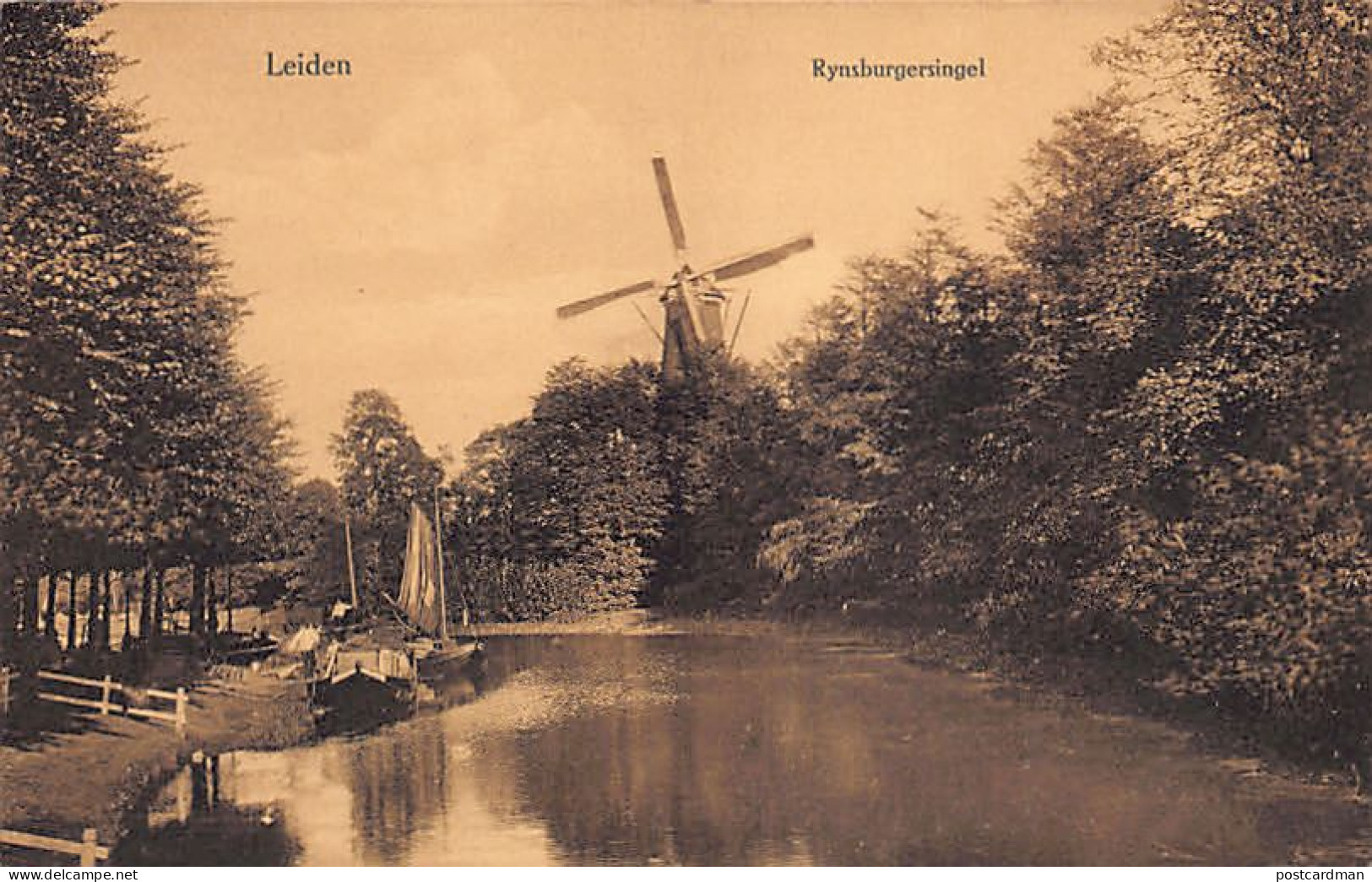 LEIDEN (ZH) Rynsburgersingel - Molen - Uitg. W. Deyhle 35 / 523 - Leiden