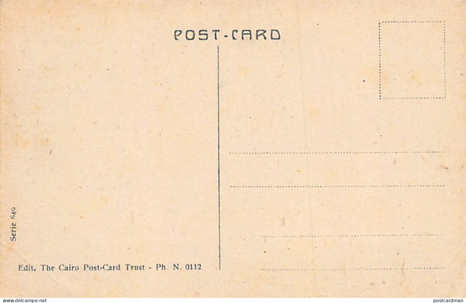 Egypt - ISMAILIA - Office Of The Suez Canal Co. - Publ. The Cairo Post-Card Trust Serie 649 - 112 - Ismaïlia