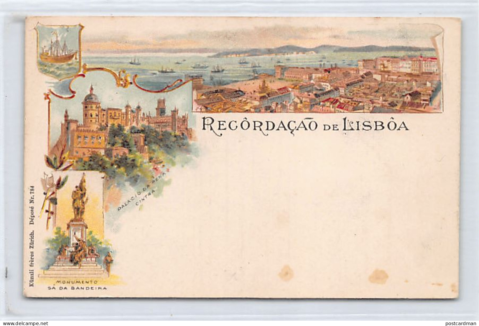 Portugal - LISBOA - Litografia - Ed. Künzli 784 - Lisboa