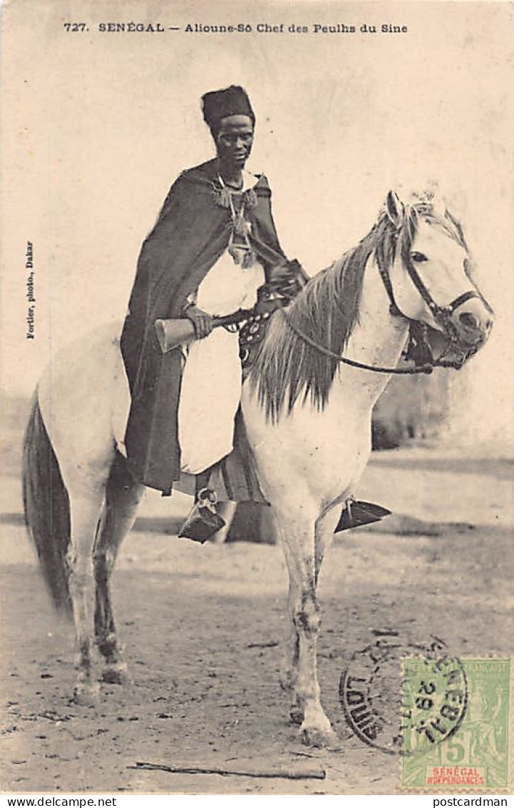 Sénégal - Alioune-Sô, Chef Des Peuhls Du Siné - Ed. Fortier 727 - Sénégal