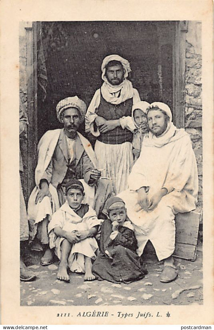 Judaica - ALGÉRIE - Types Juifs - Ed. L. 2111 - Judaisme