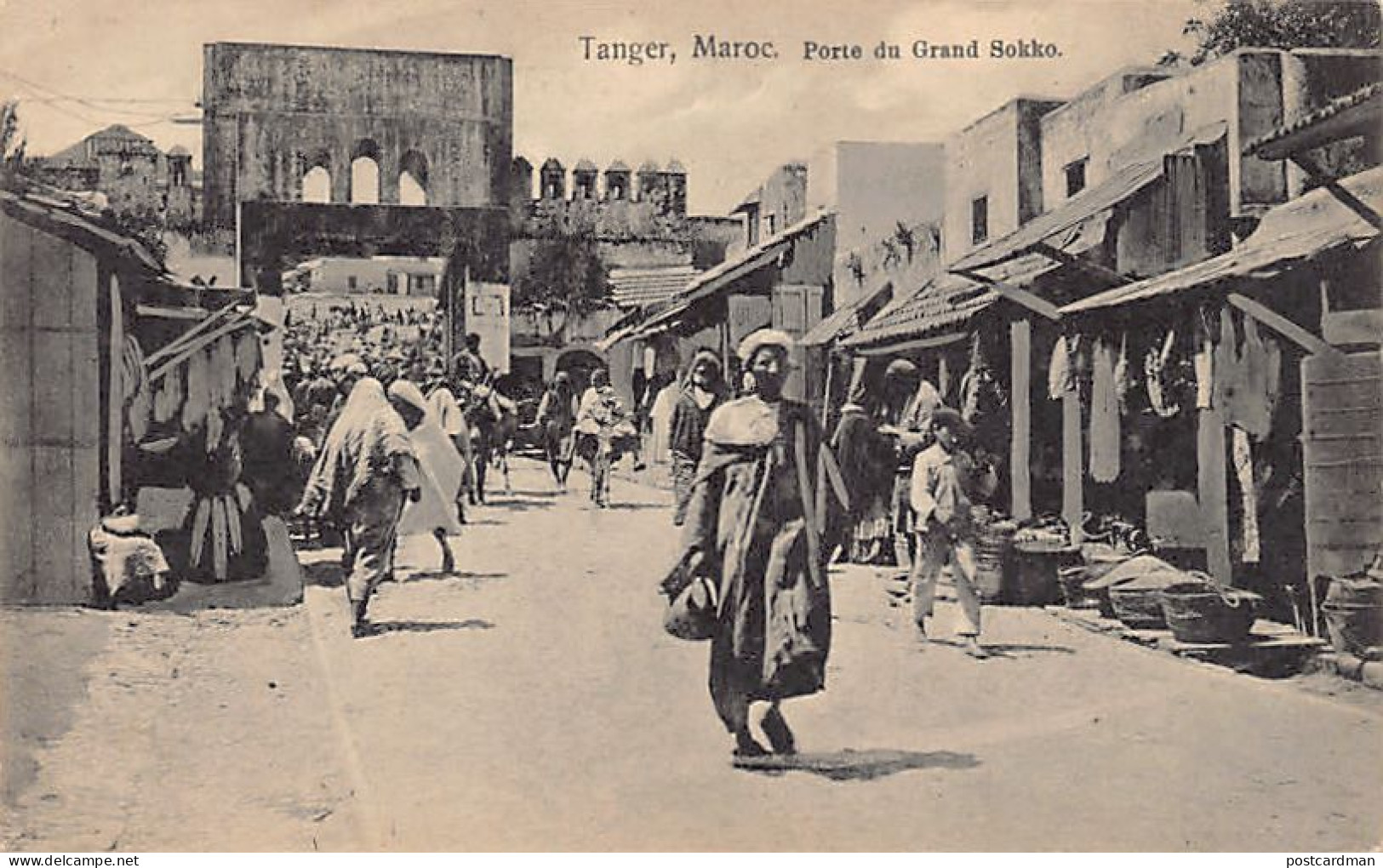 Maroc - TANGER - Porte Du Grand Sokko - Ed. S. J. Nahon  - Tanger