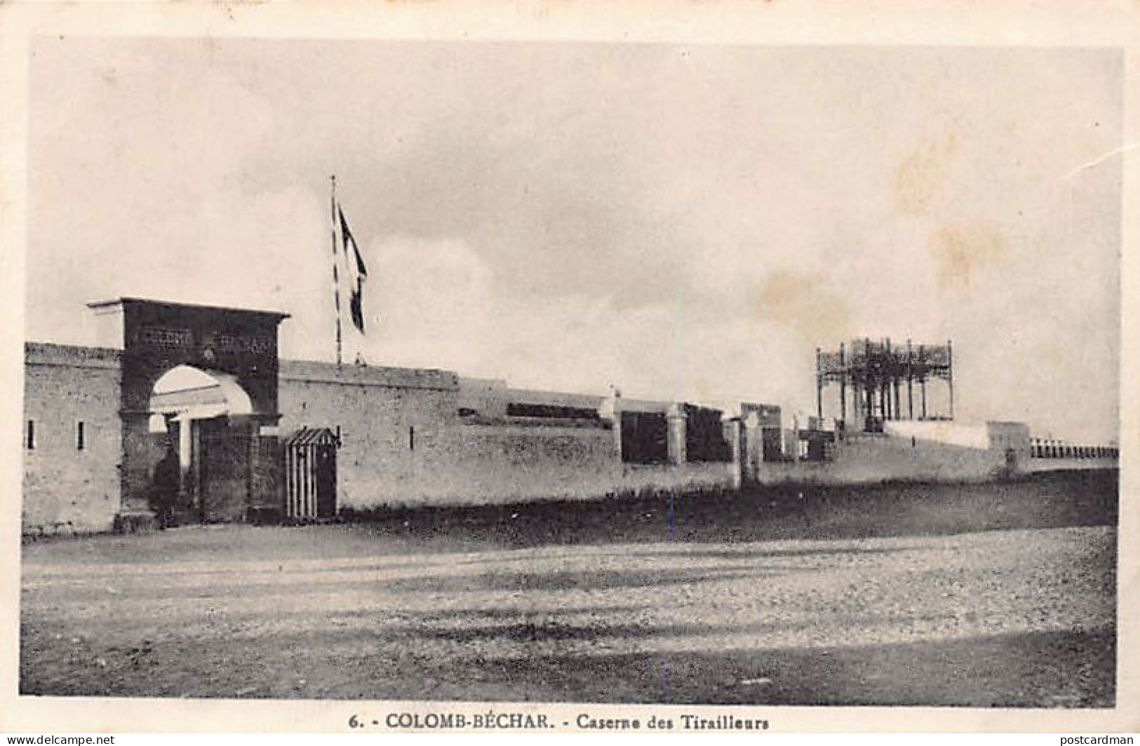 Algérie - COLOMB BÉCHAR - Caserne Des Tirailleurs - Ed. Ch. Pastor 6 - Bechar (Colomb Béchar)