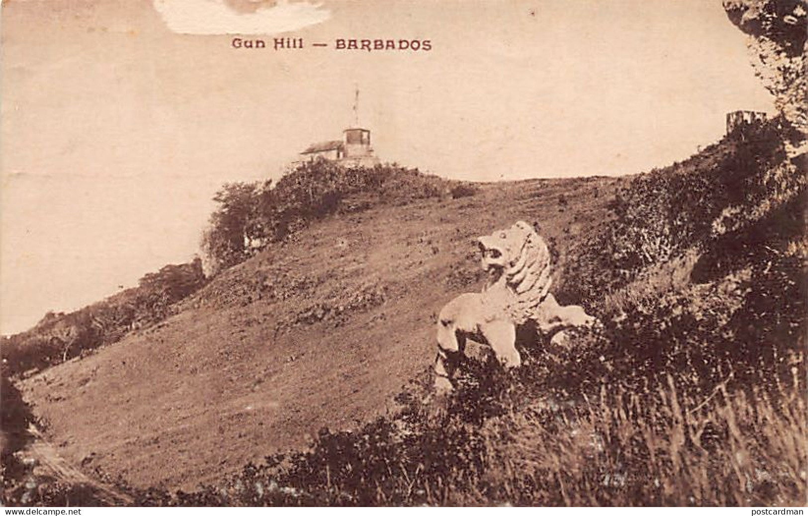 Barbados - Gun Hill - SEE SCANS FOR CONDITION - Publ. J. COMBIER  - Barbados (Barbuda)