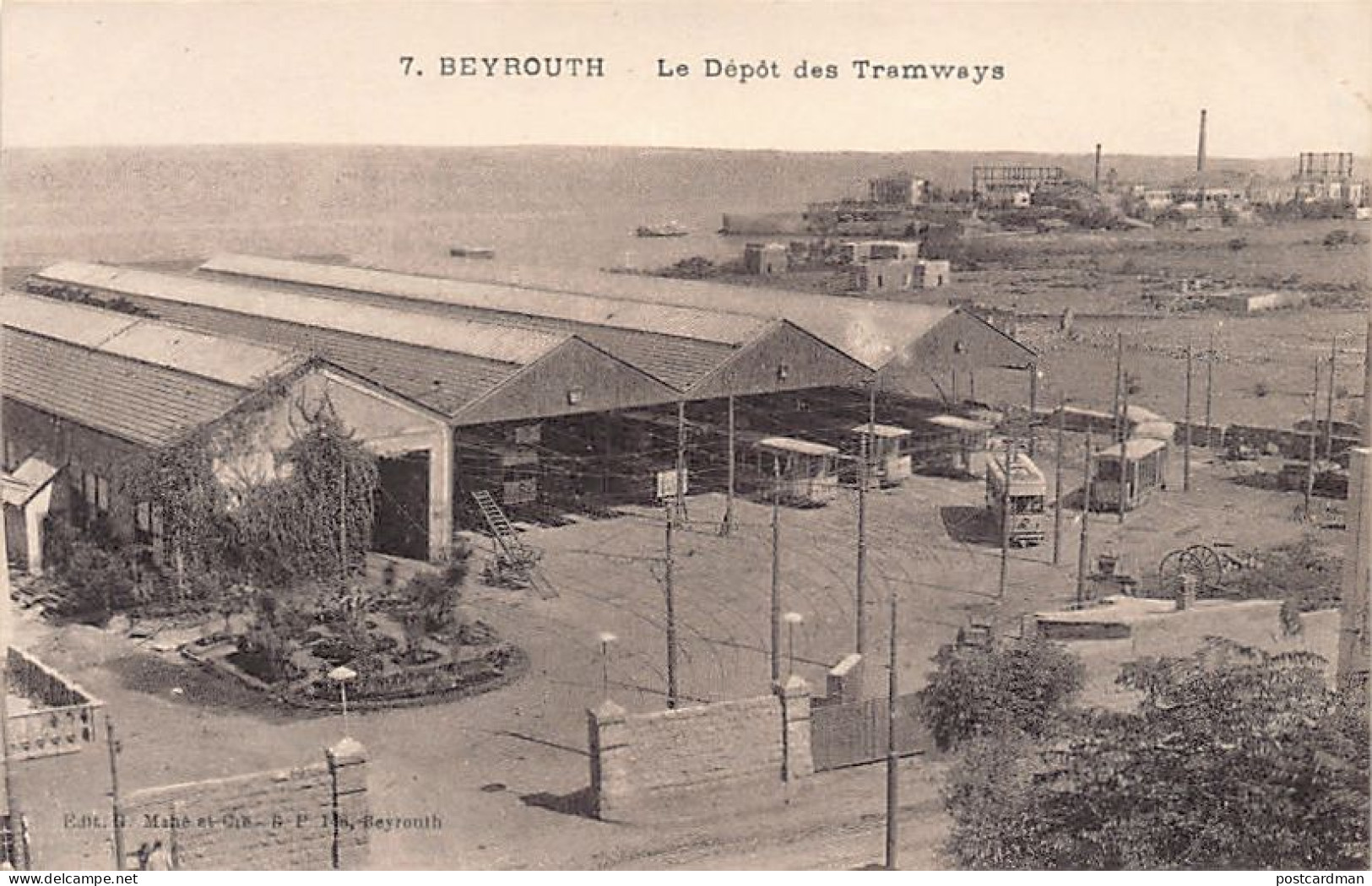 Lebanon - BEYROUTH - Le Dépôt Des Tramways - Ed. G. Mahé & Cie 7 - Liban