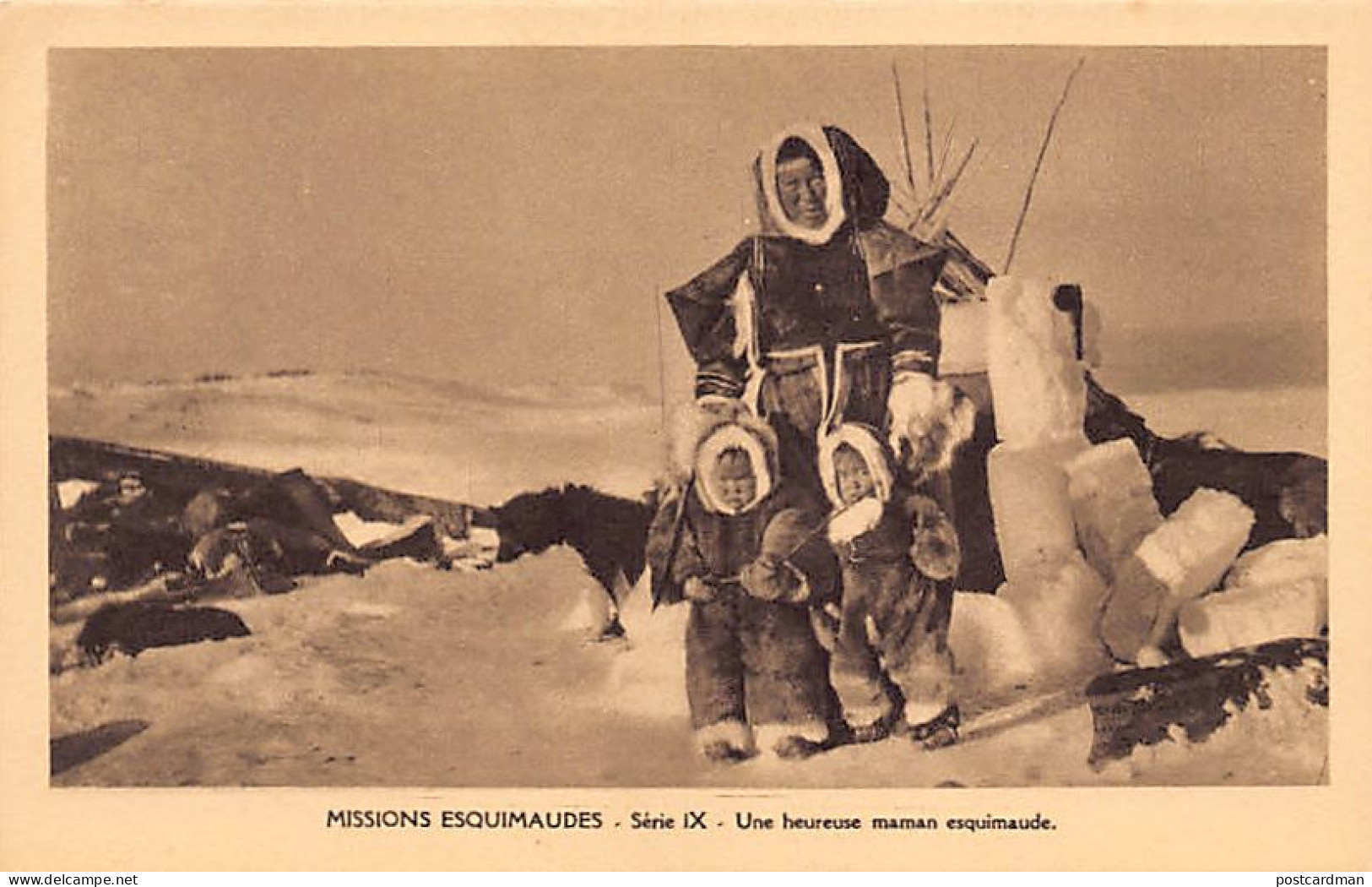 Canada - Eskimo Missions, Nunavut - A Happy Eskimo Mother - Publ. Oblate Missionaries Of Mary Immaculate - Serie IX - Nunavut