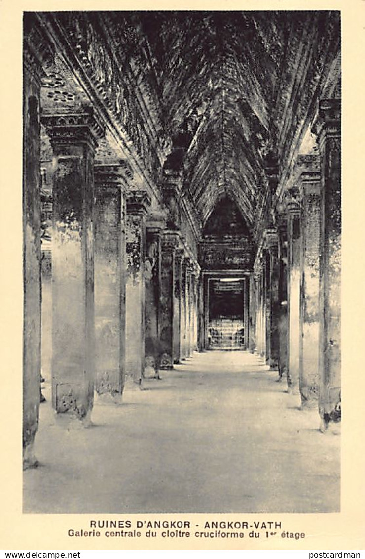 Cambodge - Ruines D'Angkor - ANGKOR VAT - Cloître Cruciforme Du 1er étage - Ed. Nadal  - Cambodge