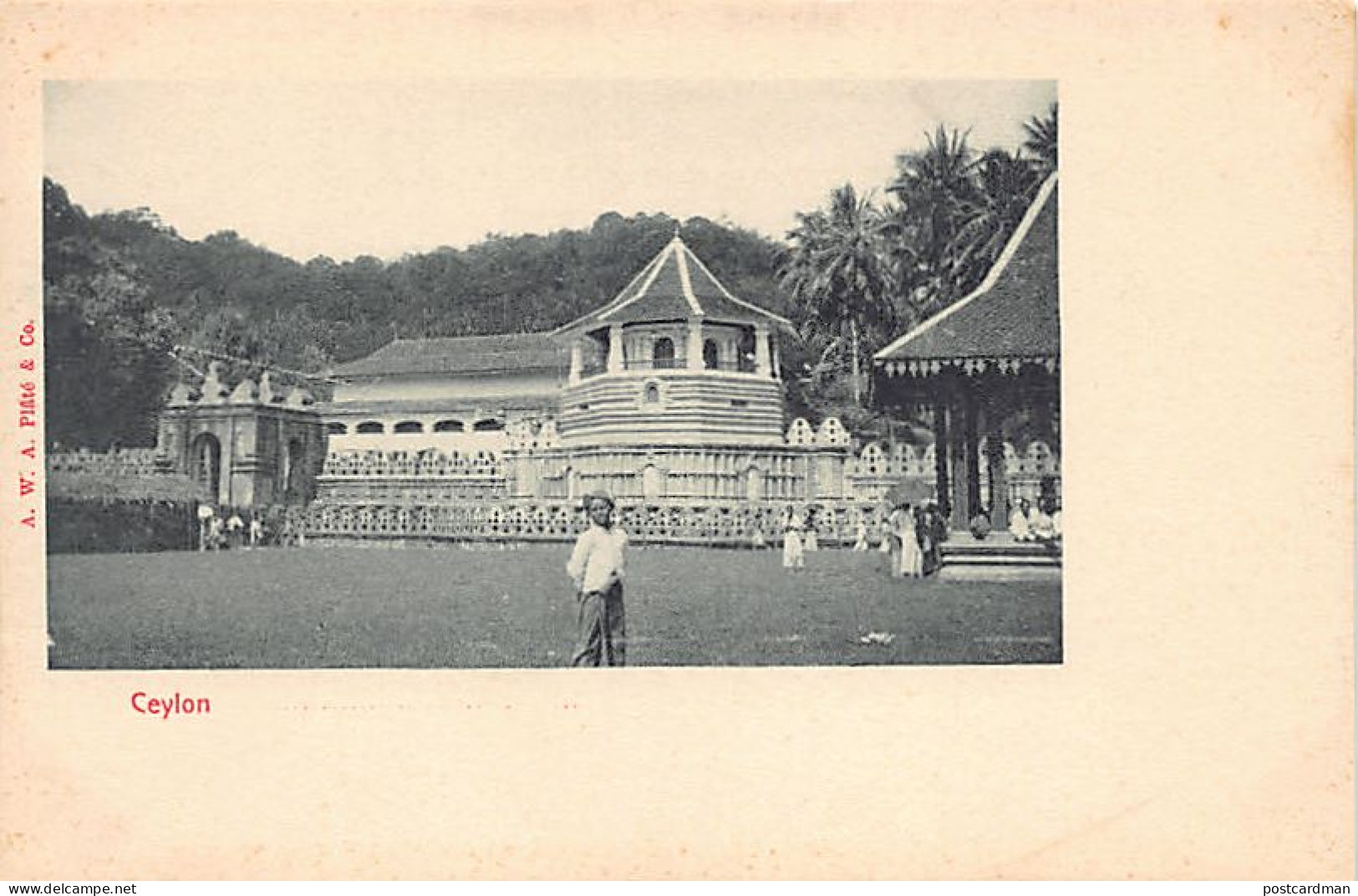 Sri Lanka - KANDY - Temple Of The Tooth - Publ. A. W. A. Plâté & Co.  - Sri Lanka (Ceylon)