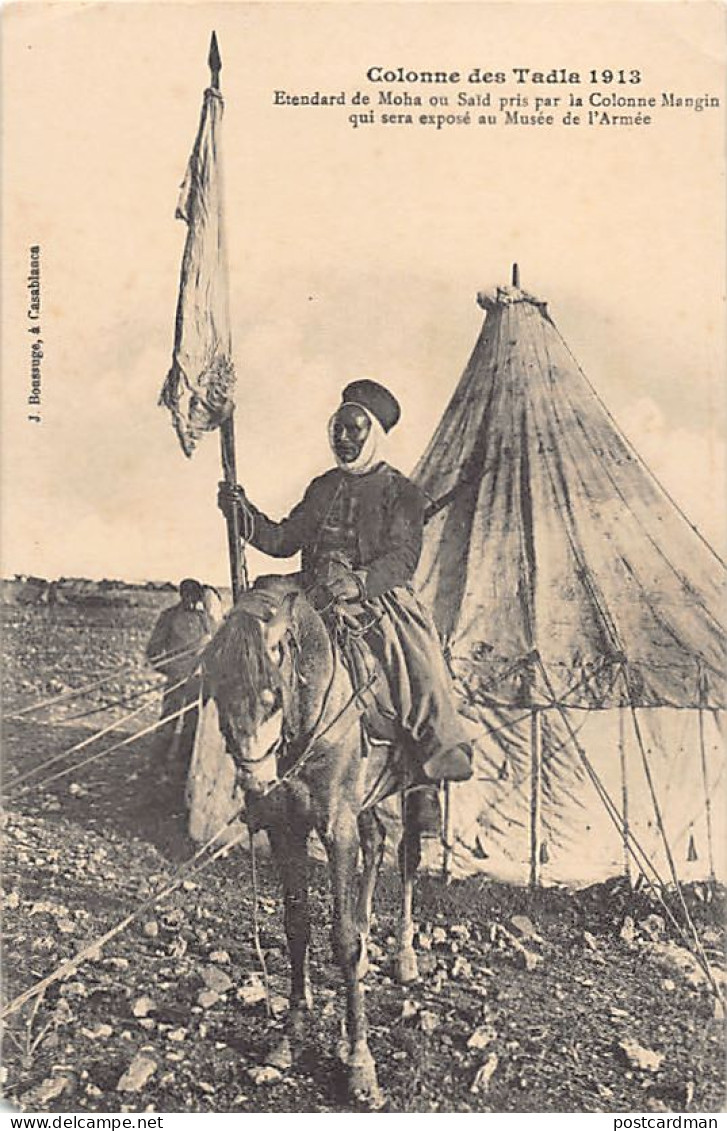 Campagne Du Maroc - Colonne De Tadla 1913 - Etendart De Moha Ou Saïd Pris Par La Colonne Mangin Qui Sera Exposé Au Musée - Sonstige & Ohne Zuordnung