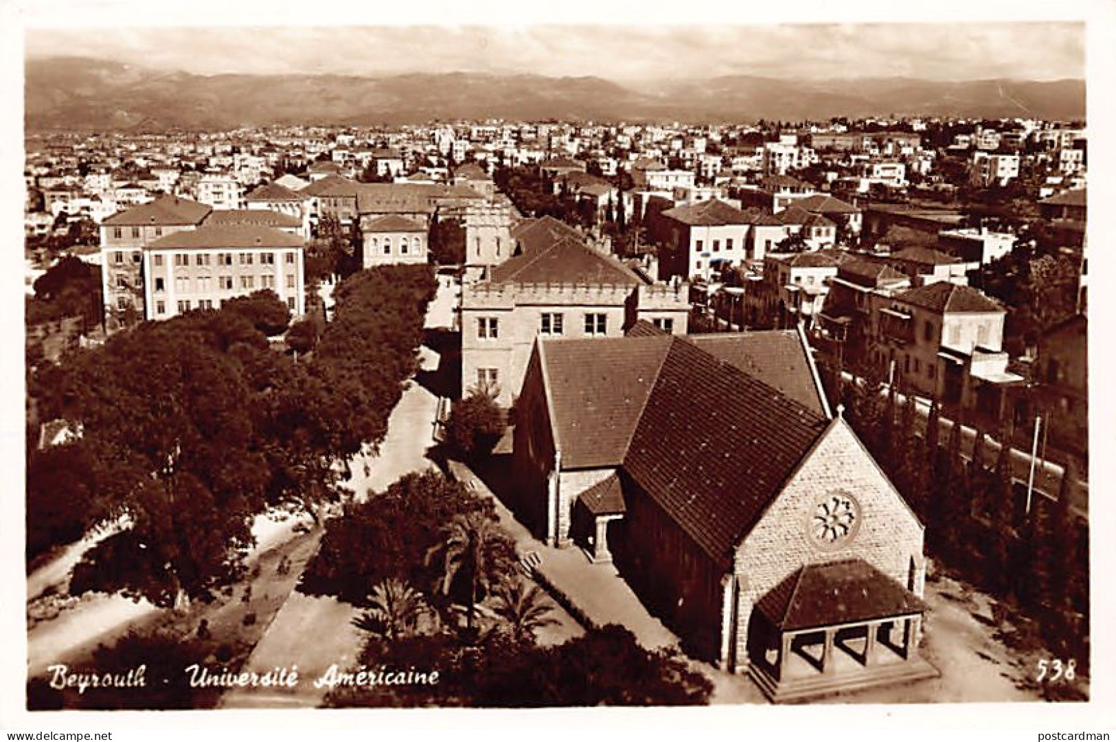 Liban - BEYROUTH - Université Américaine - Ed. Gulef 538 - Liban