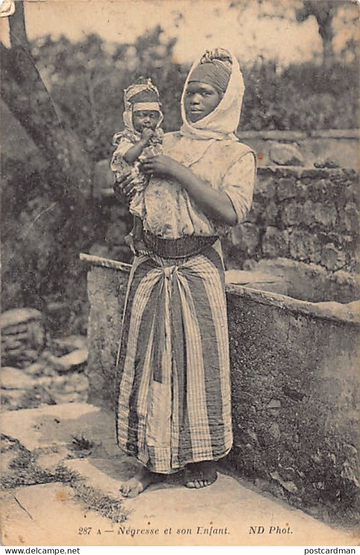 Algérie - Négresse Et Son Enfant - Ed. Neurdein ND Phot. 287 A - Women