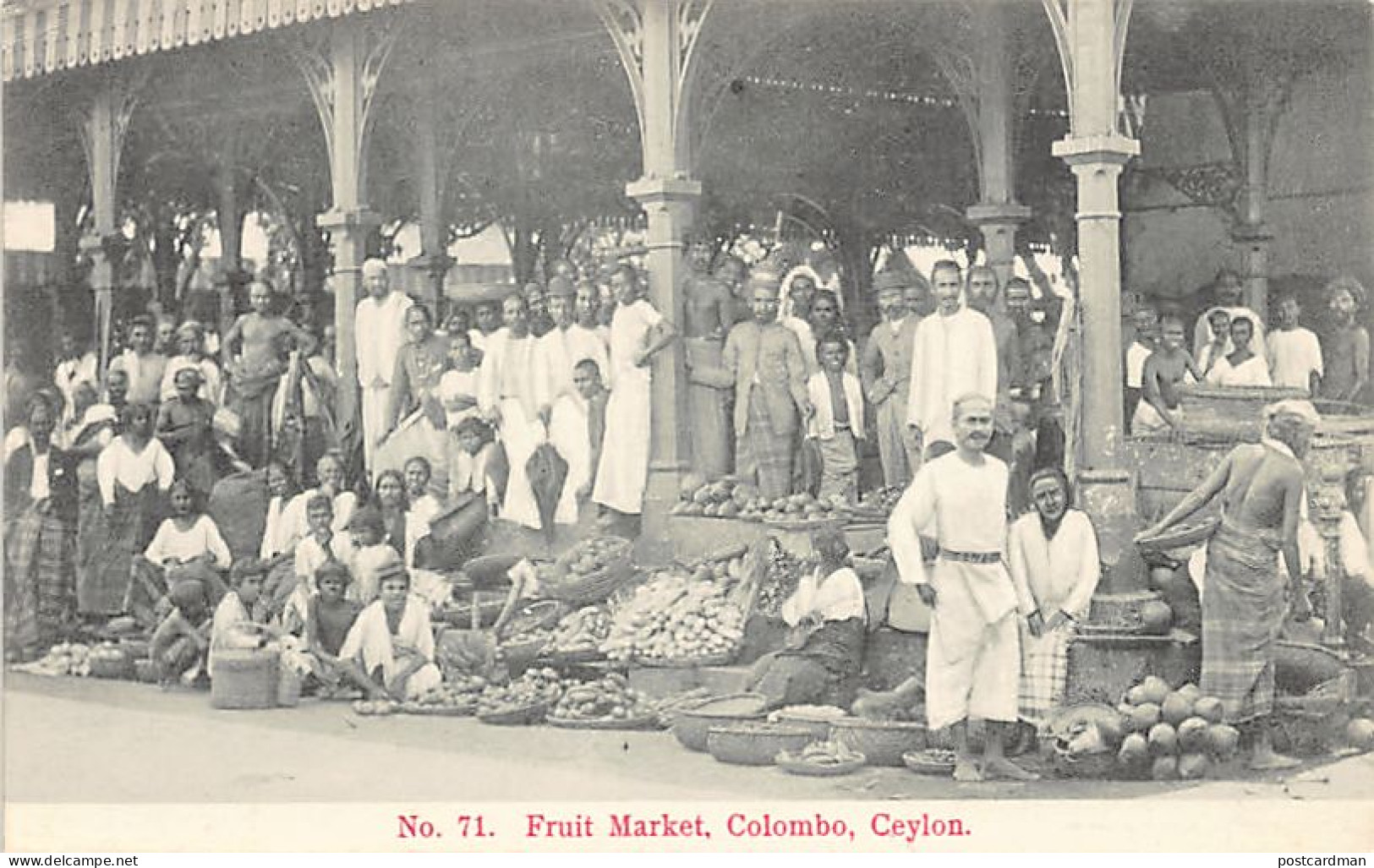 Sri Lanka - COLOMBO - Fruit Market - Publ. Andrée 71 - Sri Lanka (Ceylon)