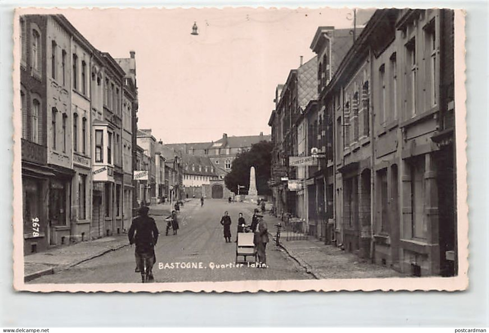 BASTOGNE (Prov. Lux.) Quartier Latin - CARTE PHOTO Ed. Mosa 2678 - Bastogne