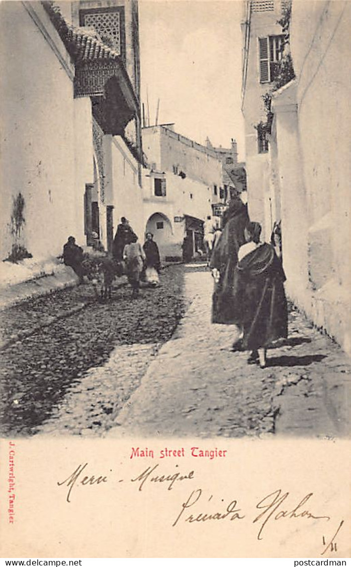 Maroc - TANGER Tangier - Main Street - Ed. J. Cartwright  - Tanger