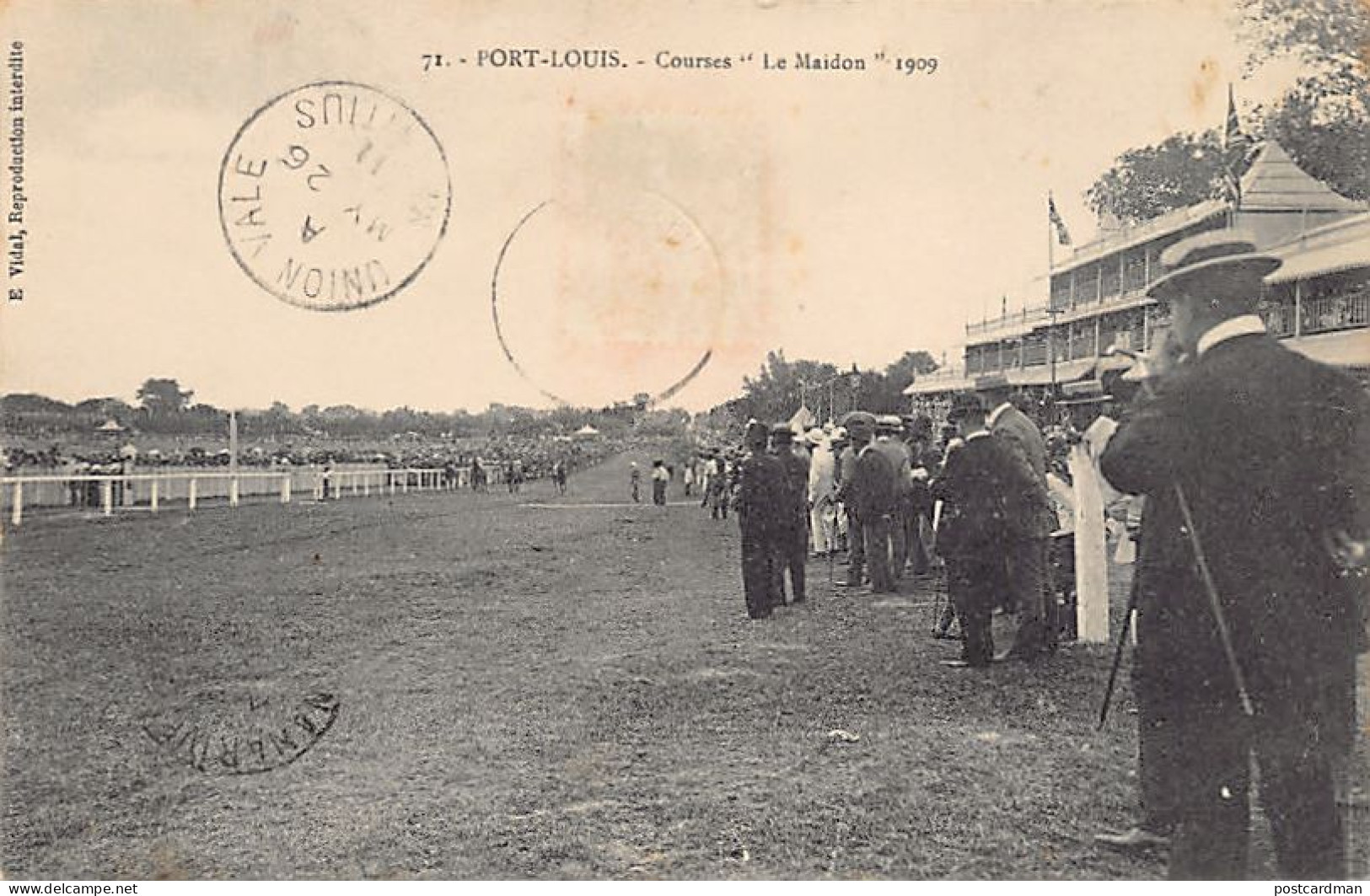 MAURITIUS Ile Maurice - PORT-LOUIS - Courses Le Maidon 1909 - Ed. E. Vidal 71 - Mauritius