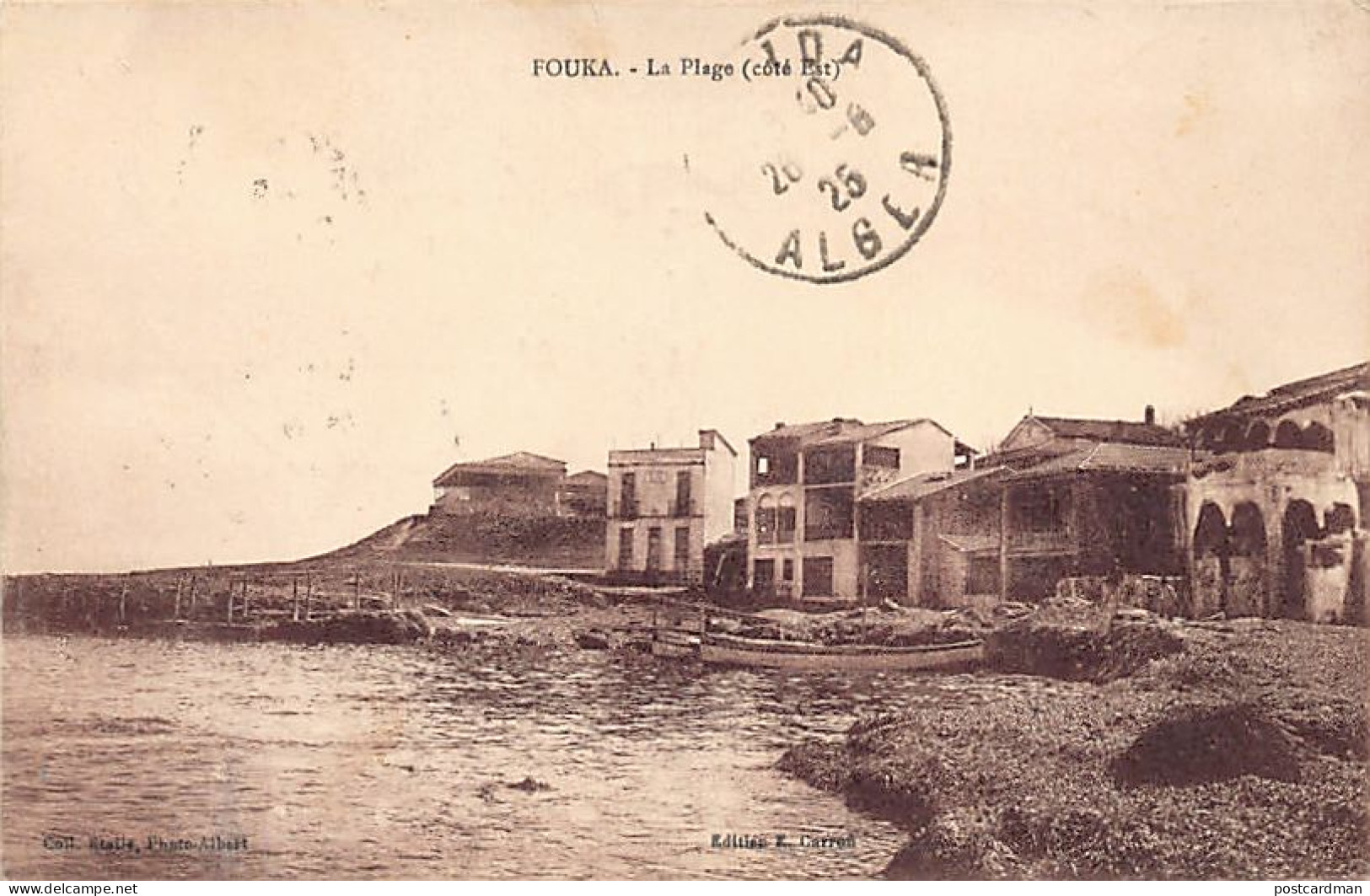 Algérie - FOUKA - La Place (Côté Est) - Ed. E. Carron  - Other & Unclassified