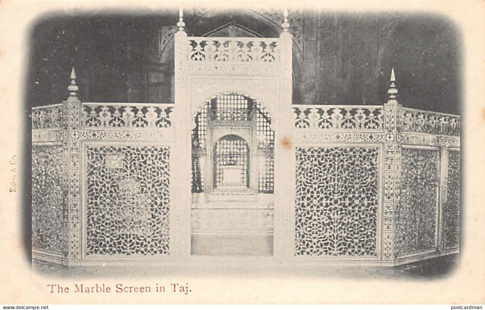India - AGRA - The Marble Screen In Taj Mahal - Inde