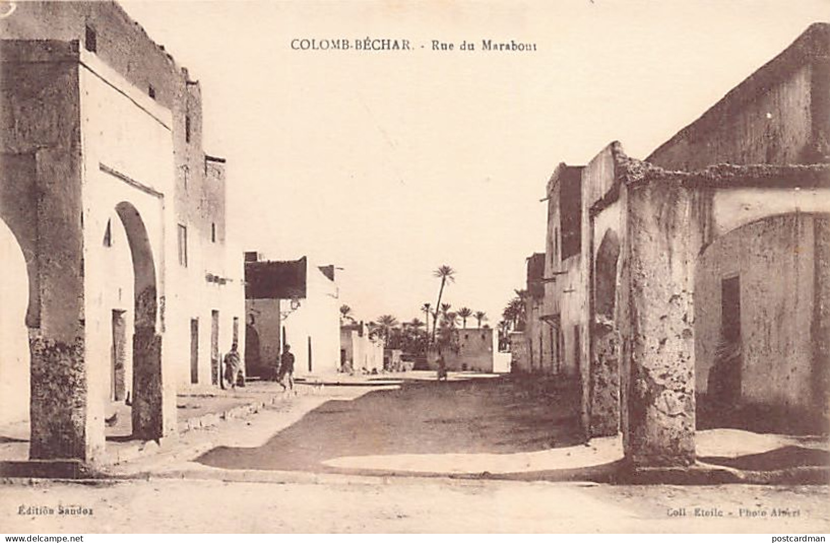 Algérie - COLOMB BÉCHAR - Rue Du Marabout - Ed. Sandoz  - Bechar (Colomb Béchar)