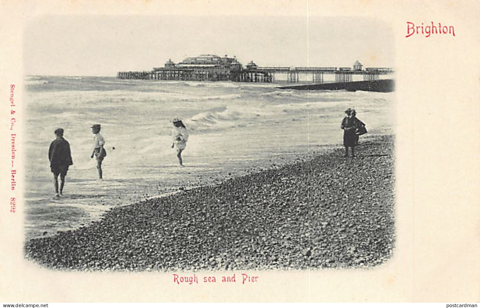 England - Sussex - BRIGHTON Rough Sea And Pier - Brighton