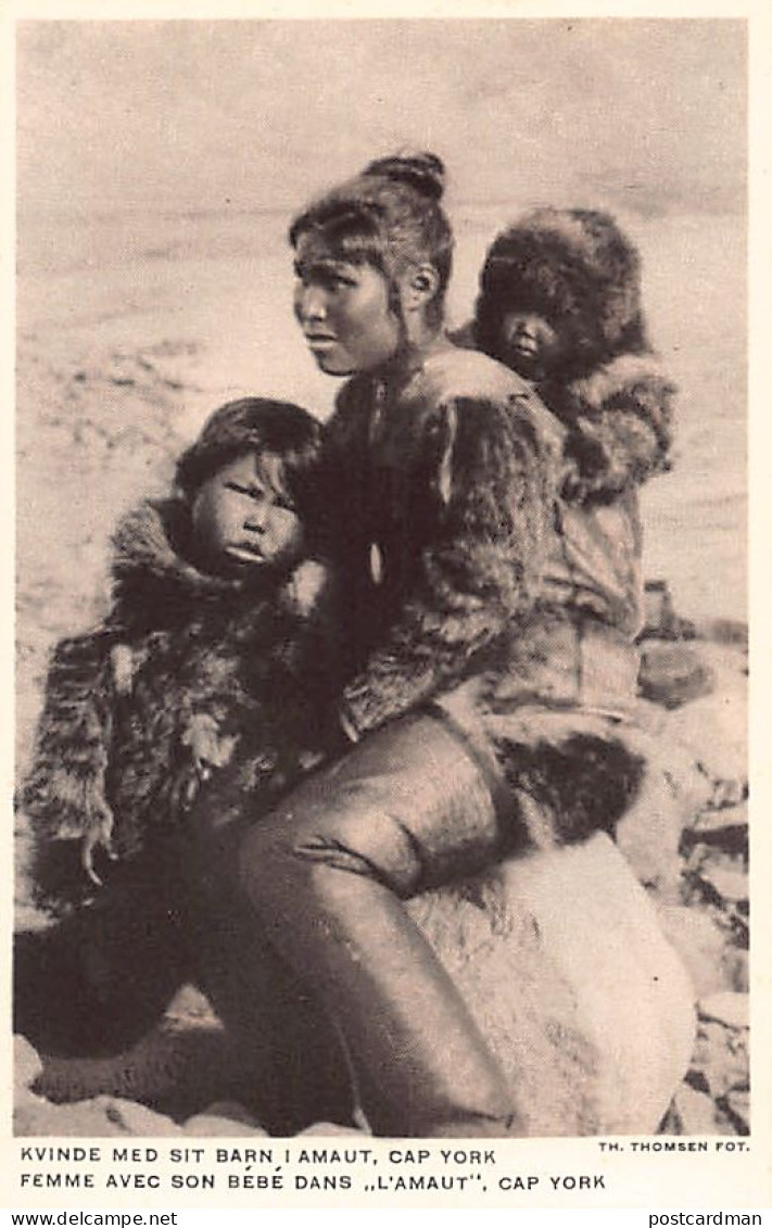GRØNLAND Greenland - Woman Wearing The Amauti With Her Baby, Cape York - Publ. Administration Du Groenland - Egmont H. P - Greenland
