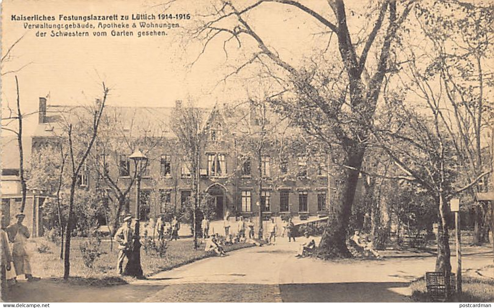 Belgique - LIÈGE - L'hôpital Militaire Allemand Pendant La Première Guerre Mondiale - Luik