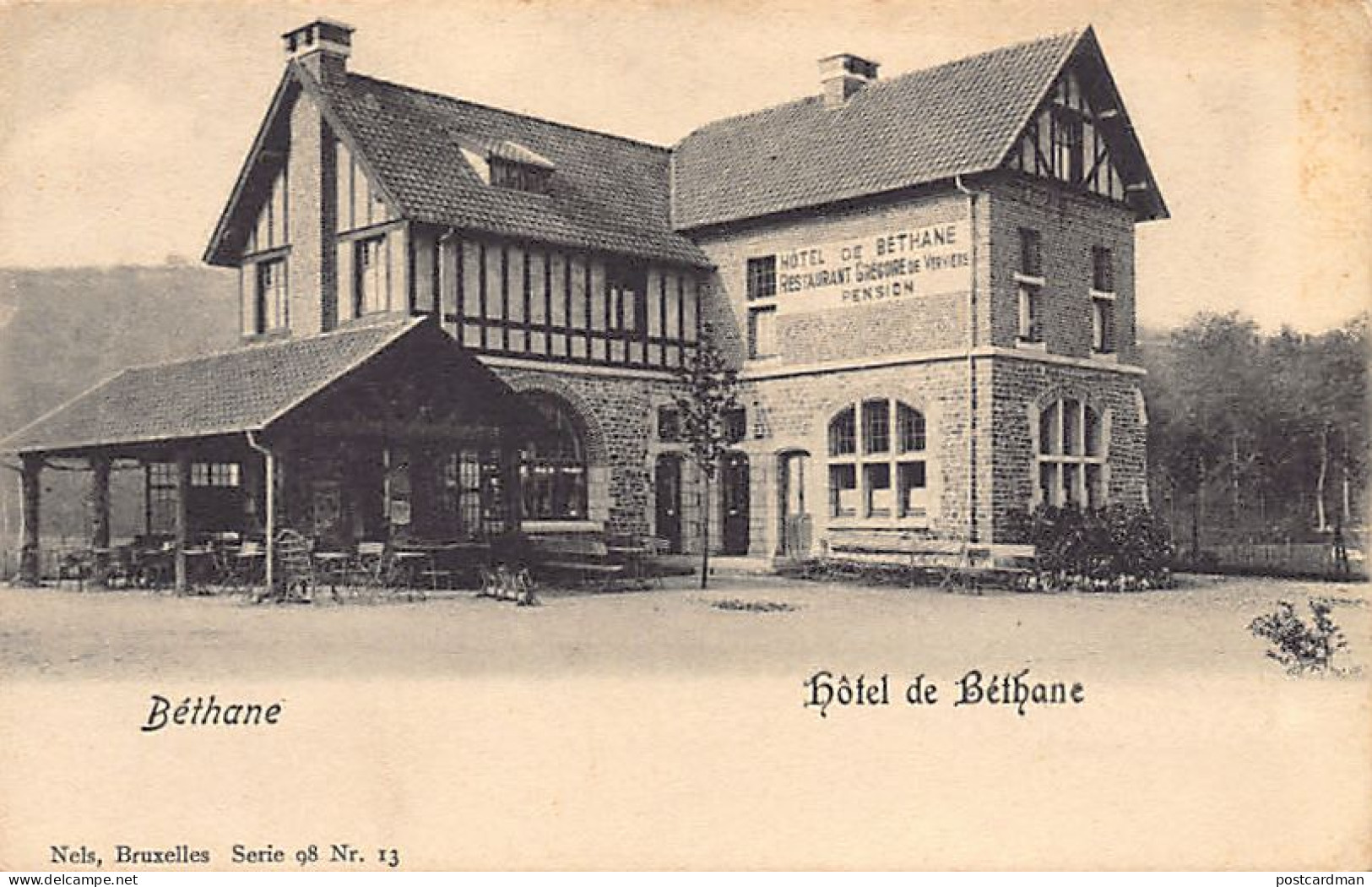 BÉTHANE (Liège) Hôtel De Béthane - Ed. Nels Série 98 N. 13 - Other & Unclassified