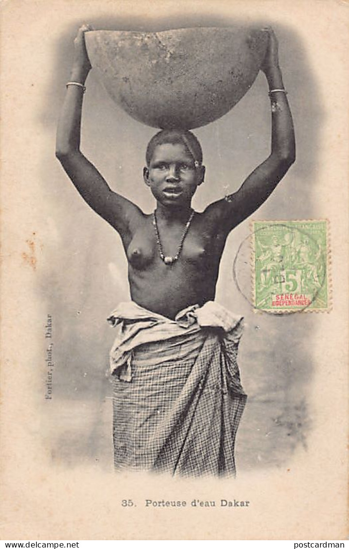 Sénégal - NU ETHNIQUE - Porteuse D'eau De Dakar - Ed. Fortier 35 - Senegal