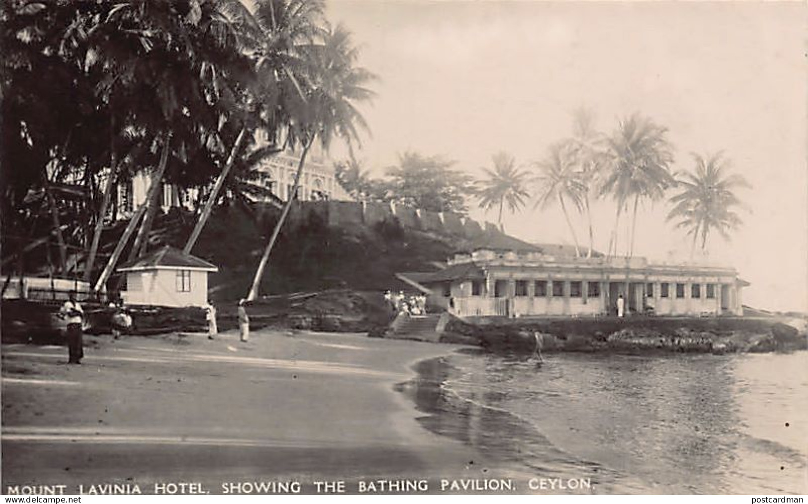 Sri Lanka - Mount Lavinia Hotel, Showing The Bathing Pavilion - Publ. Plâté Ltd. 9 - Sri Lanka (Ceilán)