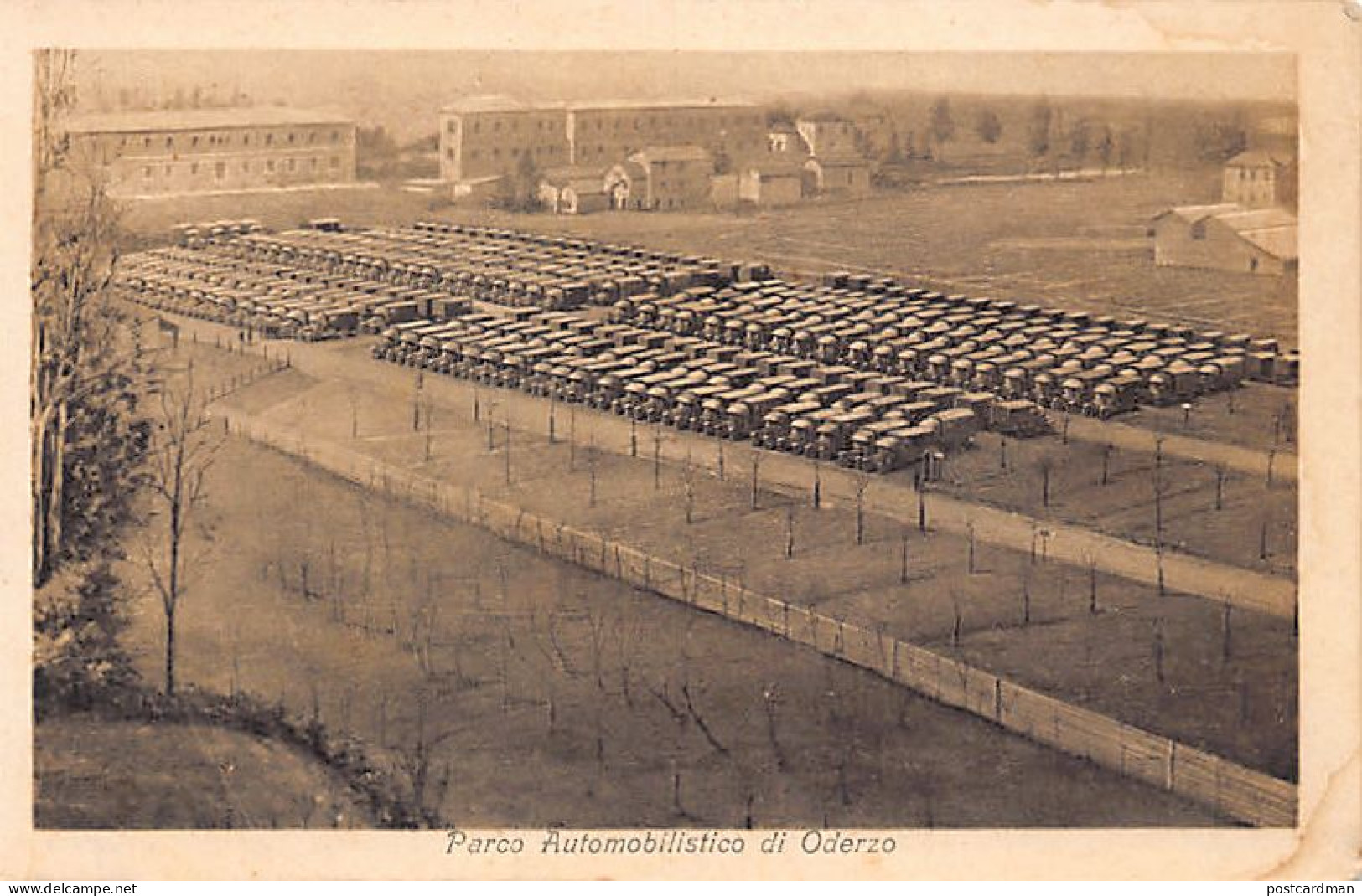 ODERZO (TR) Parco Automobilistico FIAT - Prima Guerra Mondiale - Altri & Non Classificati