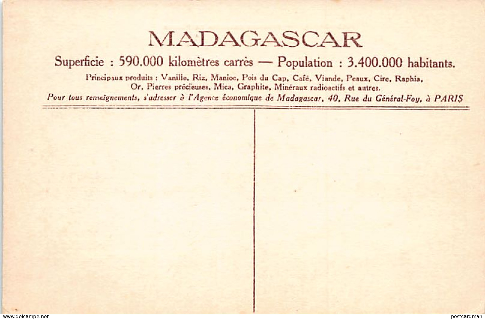Madagascar - Pirogues Chargées De Fécule - Ed. Agence Économique  - Madagascar