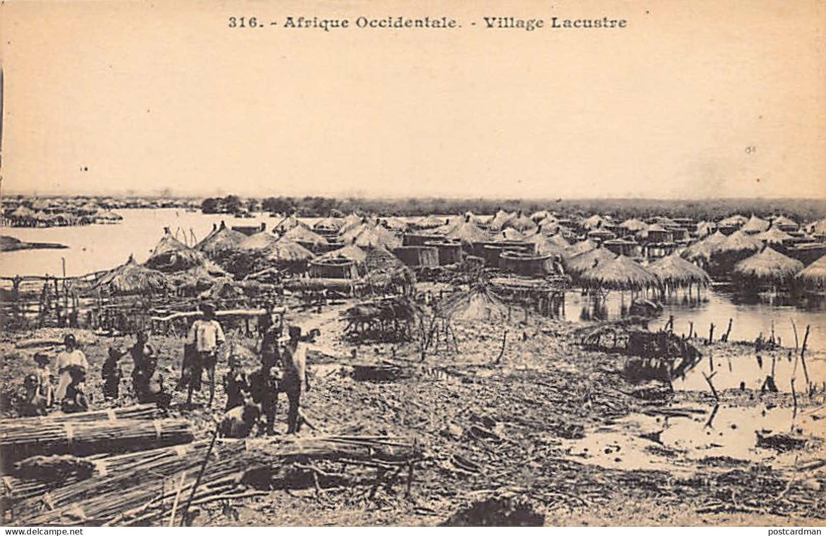 Bénin - Village Lacustre - Ed. Fortier 316 - Benin