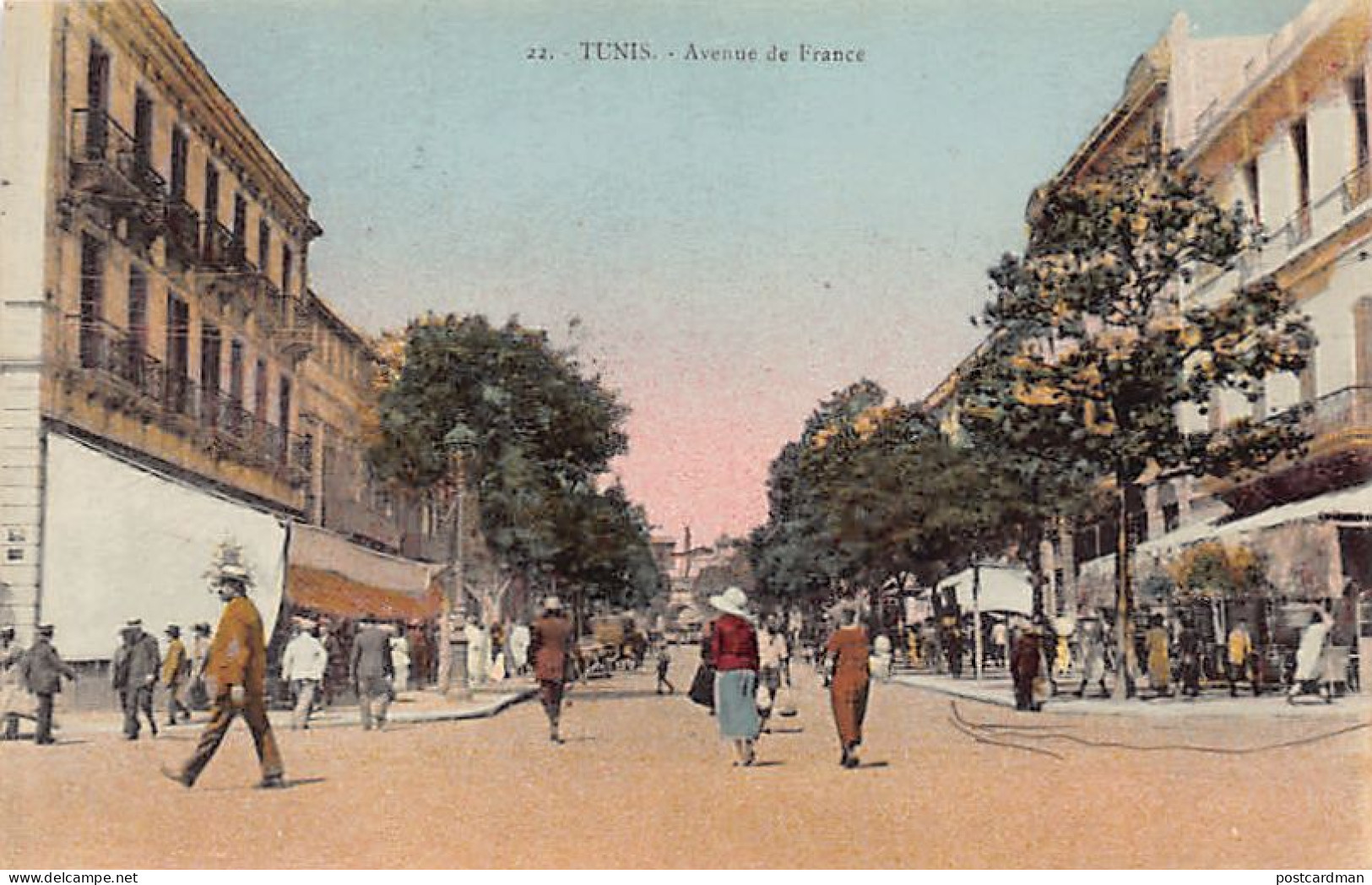 TUNIS - Avenue De France - Ed. EMT 22 - Tunisie