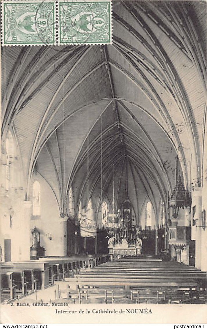 Nouvelle-Calédonie - NOUMÉA - Intérieur De La Cathédrale - Ed. J. Raché  - Nouvelle Calédonie