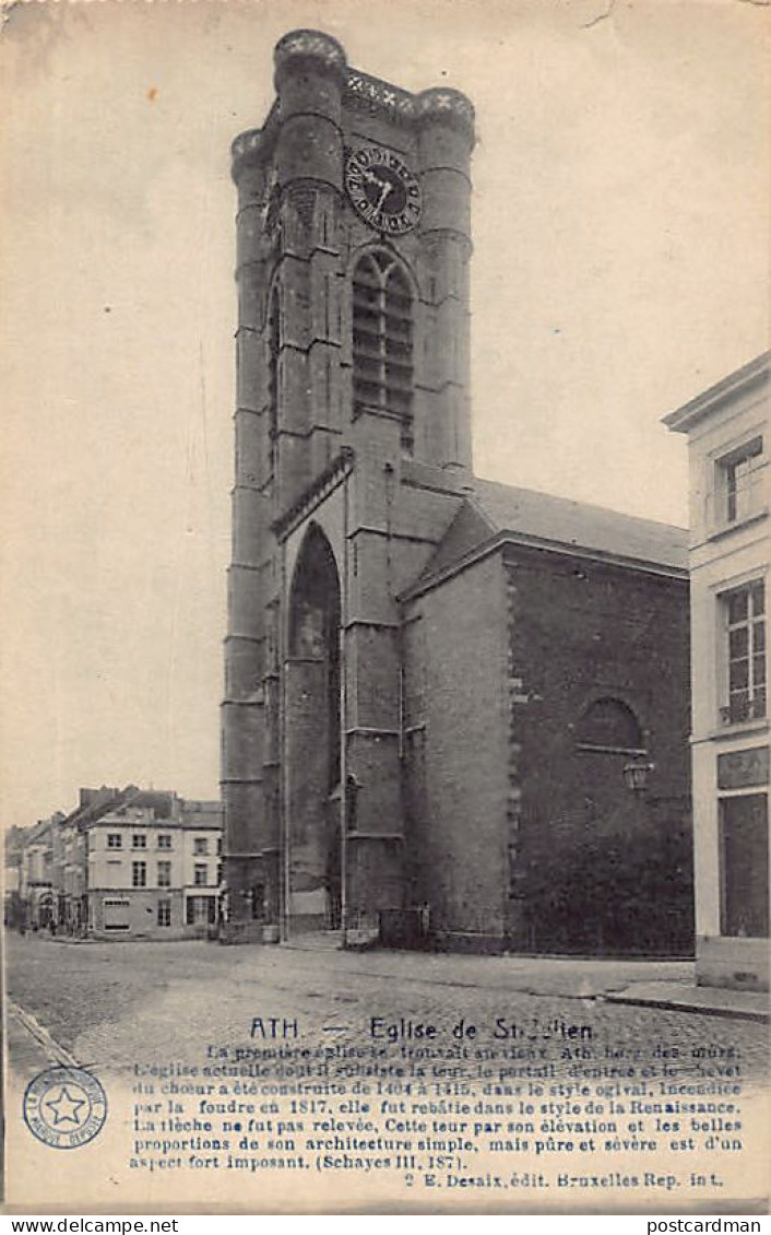 Belgique - ATH (Hainaut) Eglise De Saint Julien - Ath