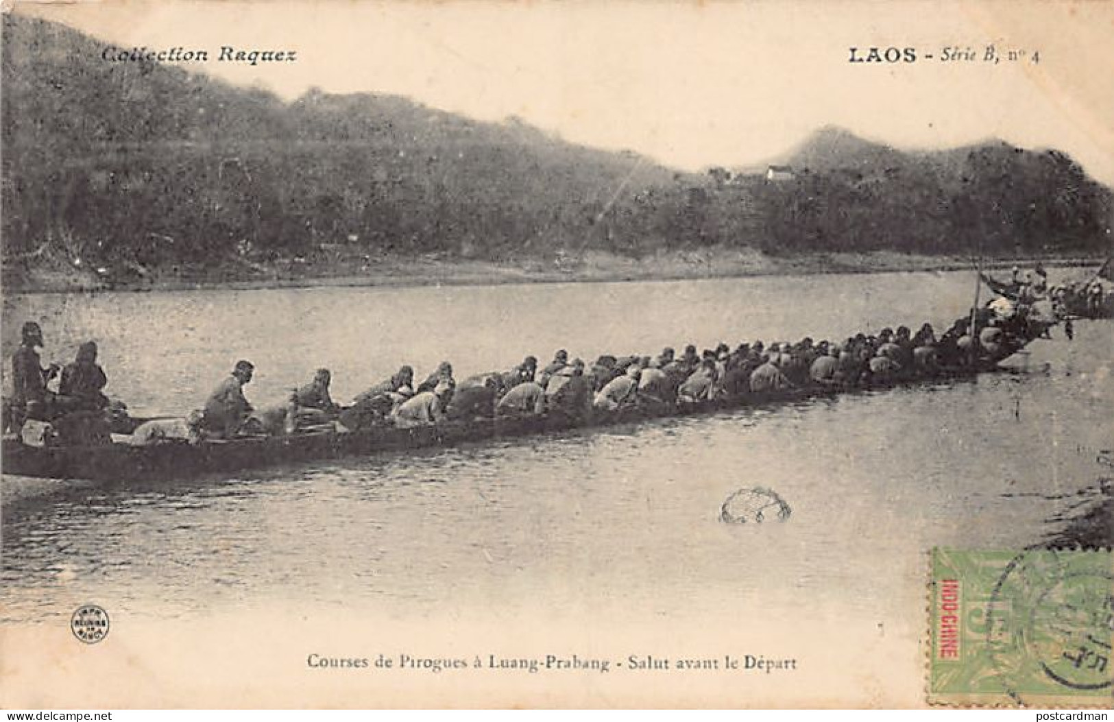 Laos - Course De Pirogues - Salut Avant Le Départ à Luang-Prabang - Ed. Collection Raquez -  - Laos