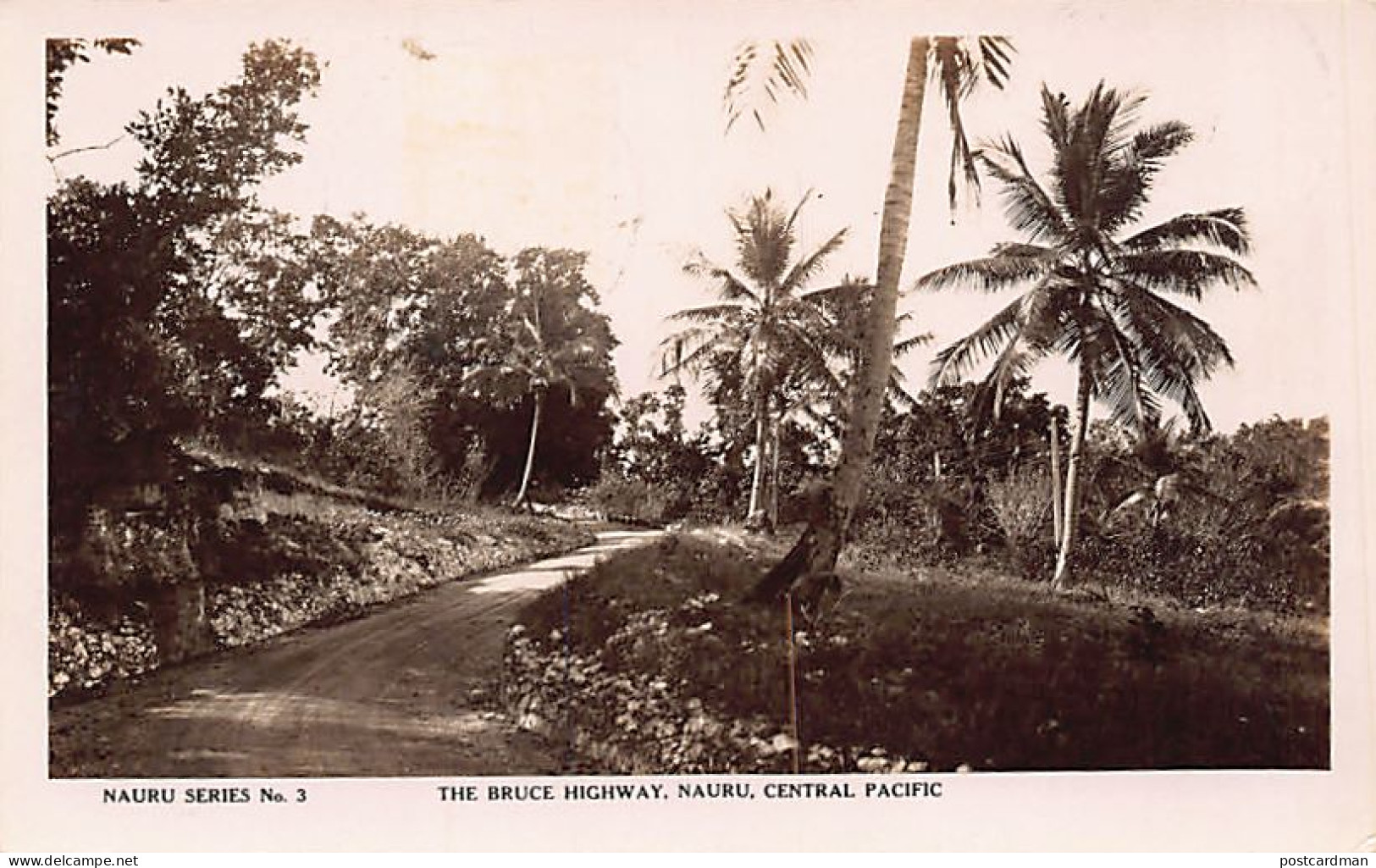 Nauru - The Bruce Highway - Publ. The Rose Stereograph Co. Nauru Series No. 3 - Nauru