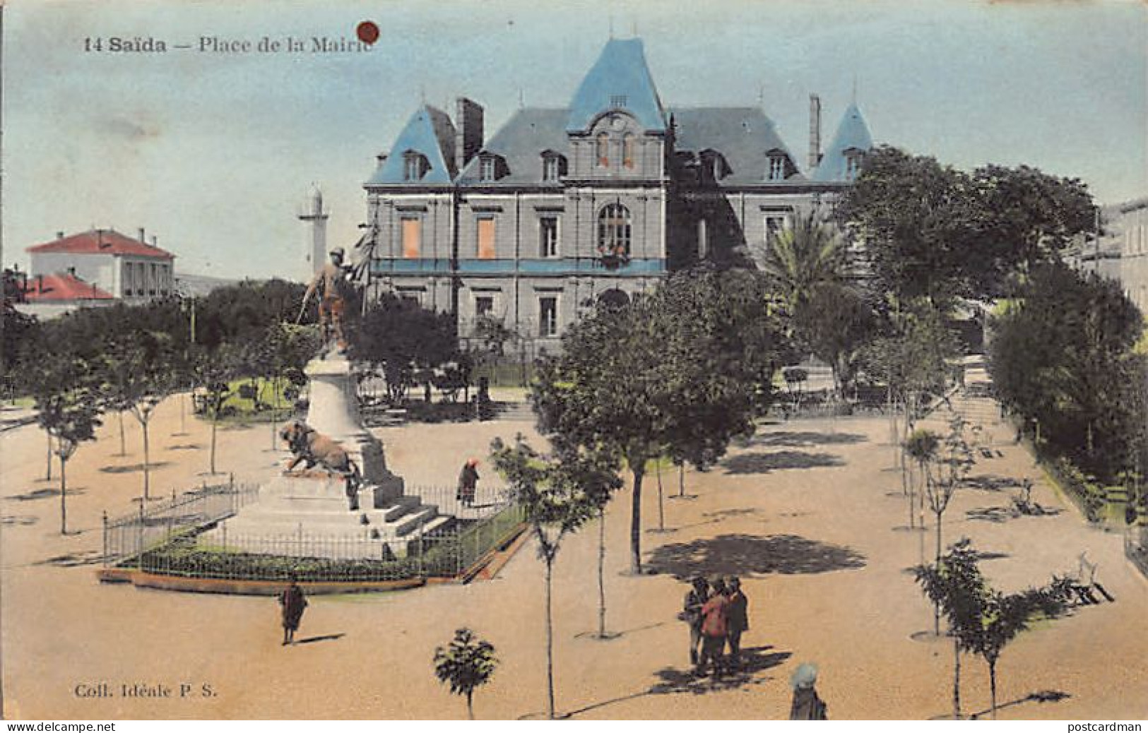 Algérie - SAÏDA - Place De La Mairie - VOIR LES SCANS POUR L'ÉTAT - Ed. Collection Idéale P.S. AQUARELLÉE 14 - Saida
