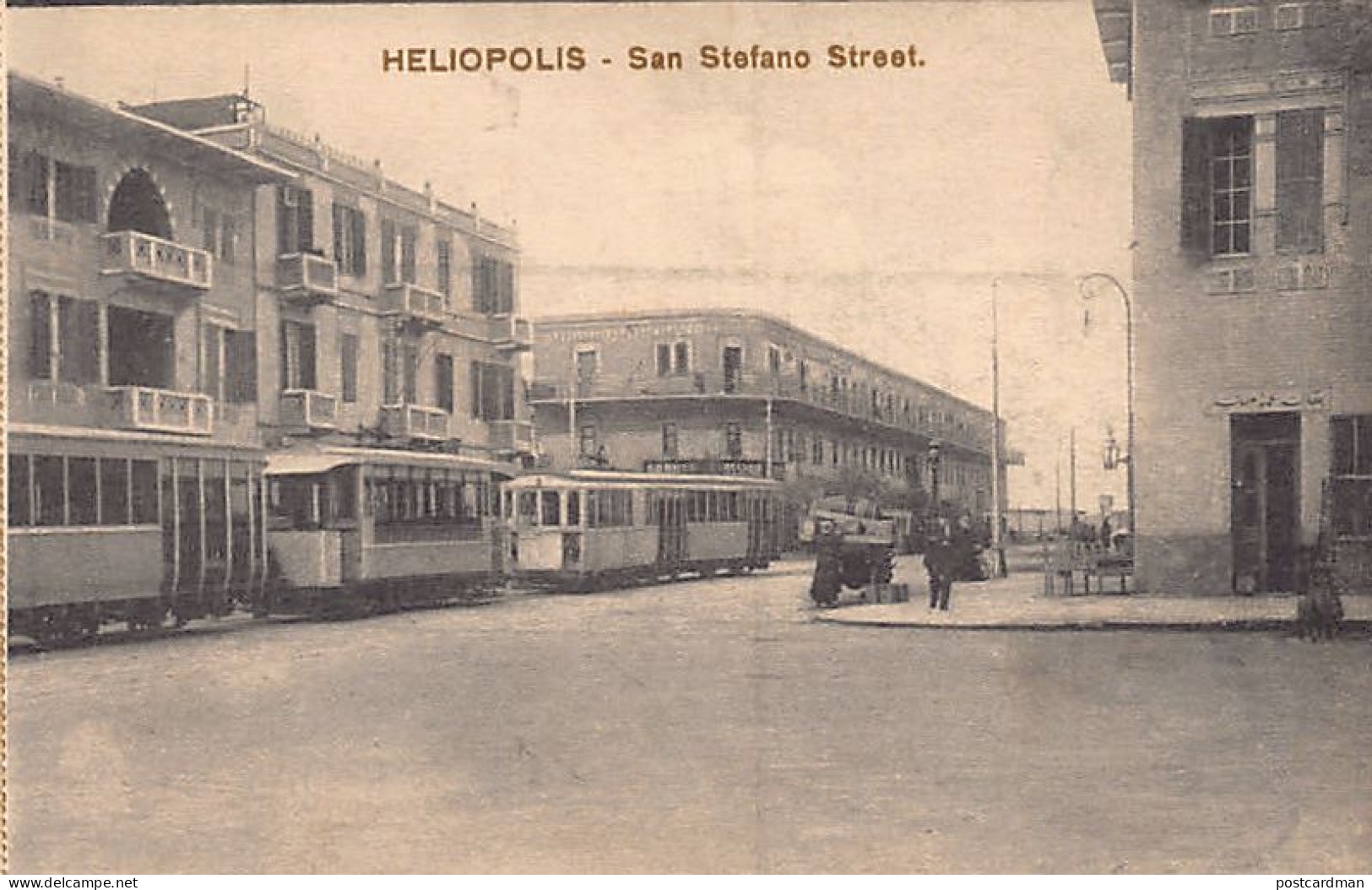 Egypt - HELIOPOLIS - Streetcar - San Stefano Street - Publ. The Cairo Postcard Trust Serie 601 - Altri & Non Classificati