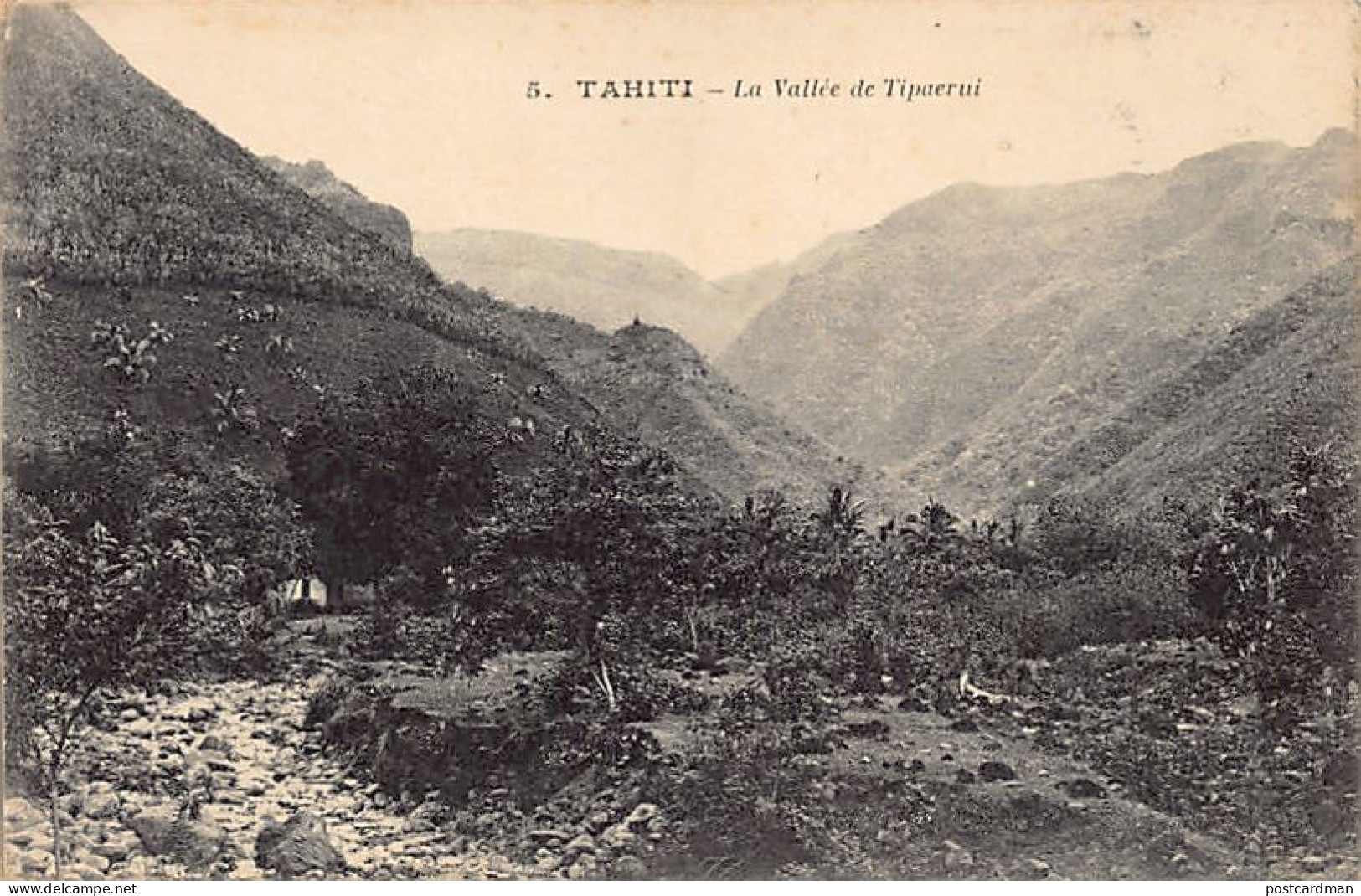 Polynésie - TAHITI - La Vallée De Tipaerui - Ed. Inconnu 5 - Polynésie Française