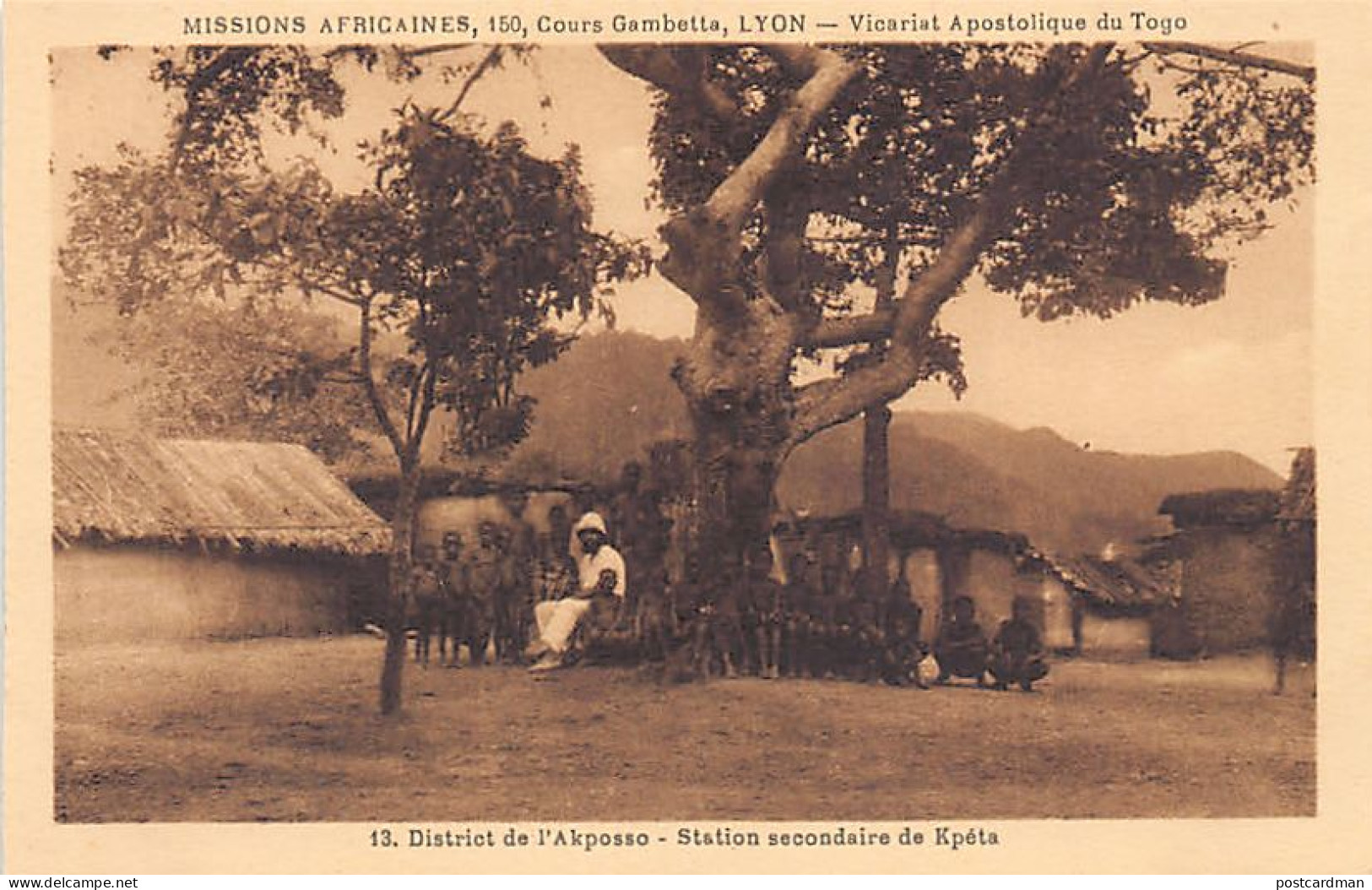 TOGO - District De L'Akposso - Station Secondaire De Kpéta - Ed. Missions Africaines 13 - Togo