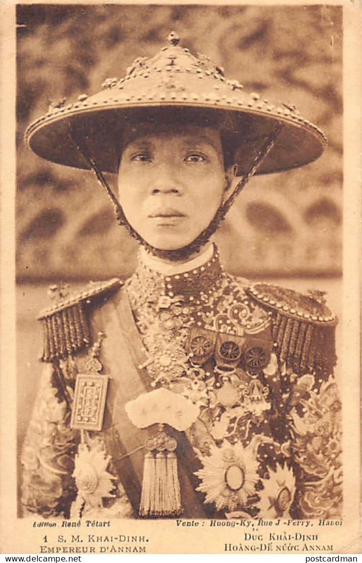 Viet-Nam - S. M. Khai-Dinh, Empereur D'Annam - Ed. René Tétart - Huong-Ky 1 - Vietnam