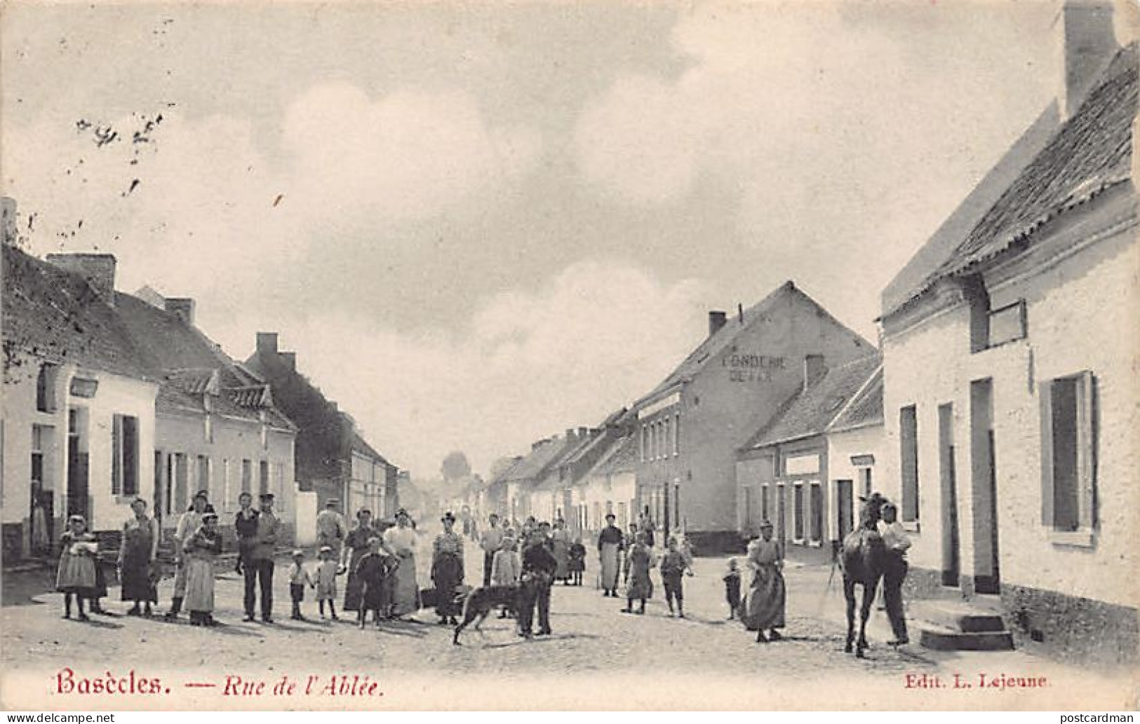 BASÈCLES (Hainaut) Rue De L'Ablée - CARTE LÉGÈREMENT DÉCOLLÉE - Sonstige & Ohne Zuordnung