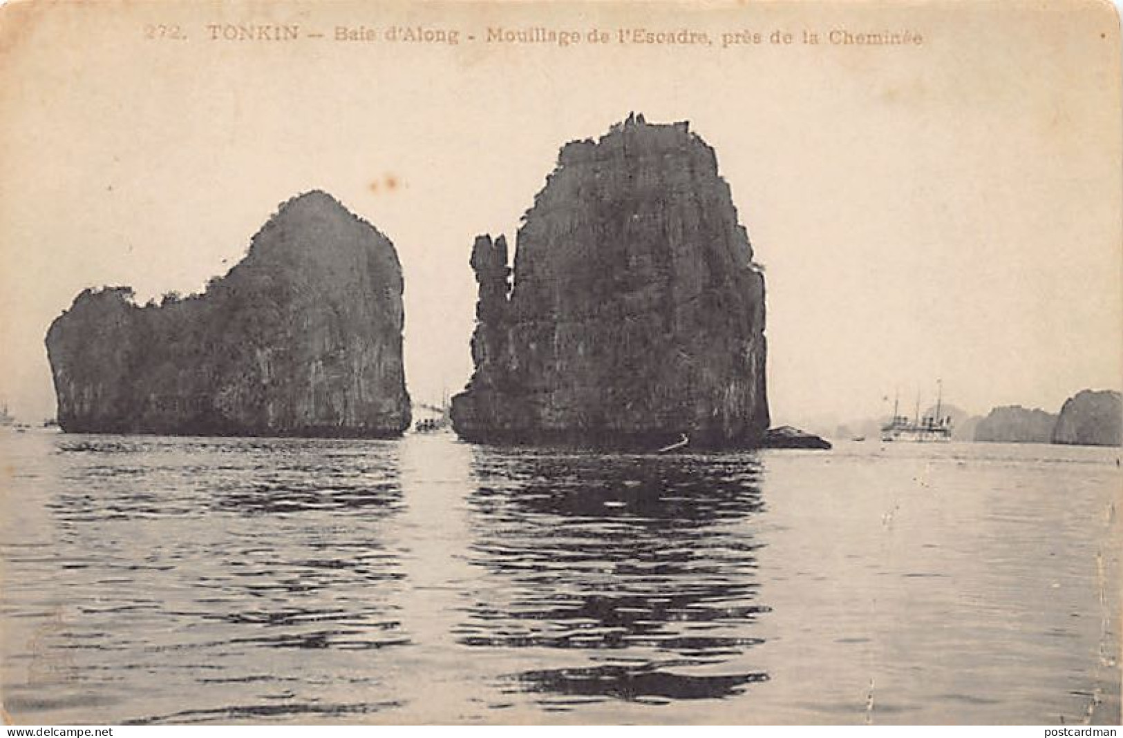 Vietnam - Baie D'Along HA LONG - Le Mouillage De L'escadre, Près De La Cheminée - Ed. P. Dieulefils 272 - Viêt-Nam