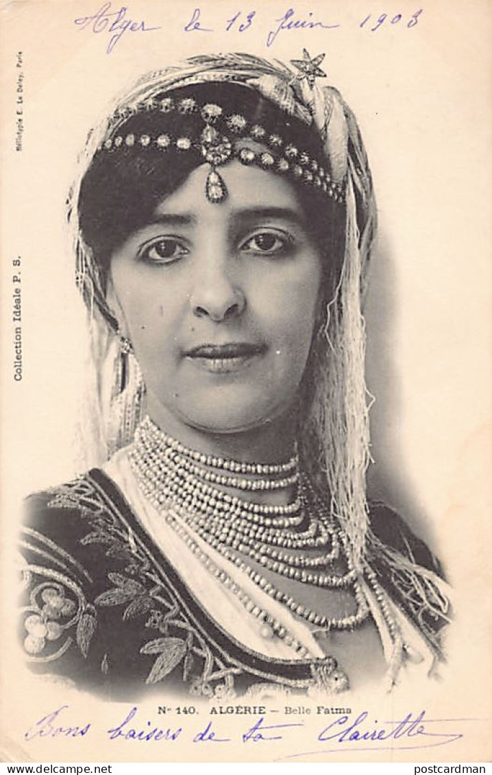 Algérie - Belle Fatma - Ed. Collection Idéale P.S. 140 - Donne
