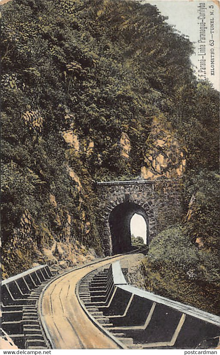 BRASIL Brazil - Estado Paraná - Linha Paranaguá-Curityba - Kilometro 63 - Tunel  - Sonstige & Ohne Zuordnung