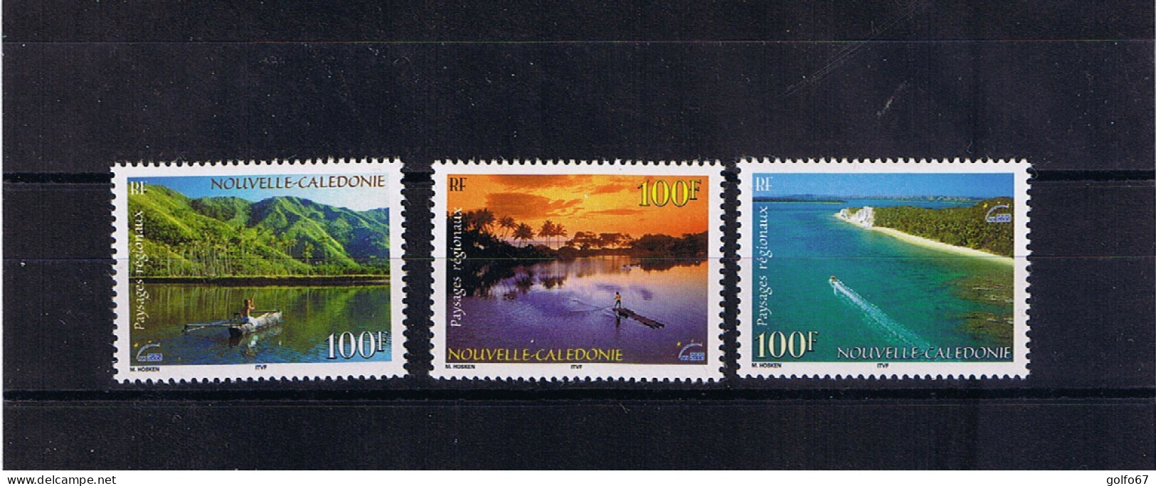 NOUVELLE CALEDONIE 2000 Y&T N° 827 à 829 NEUF** - Unused Stamps